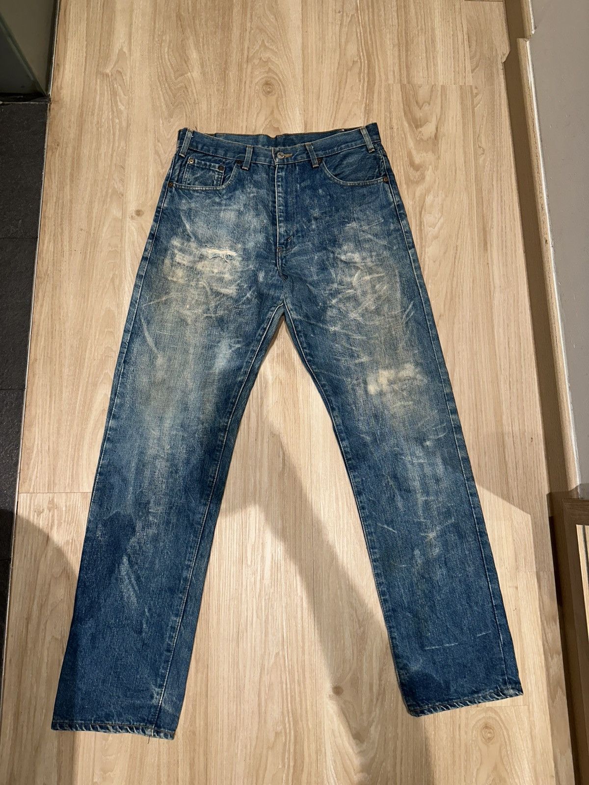 Levi's Vintage Clothing Levi’s 502 Selvedge Jeans Redline Size US 34 / EU 50 - 1 Thumbnail