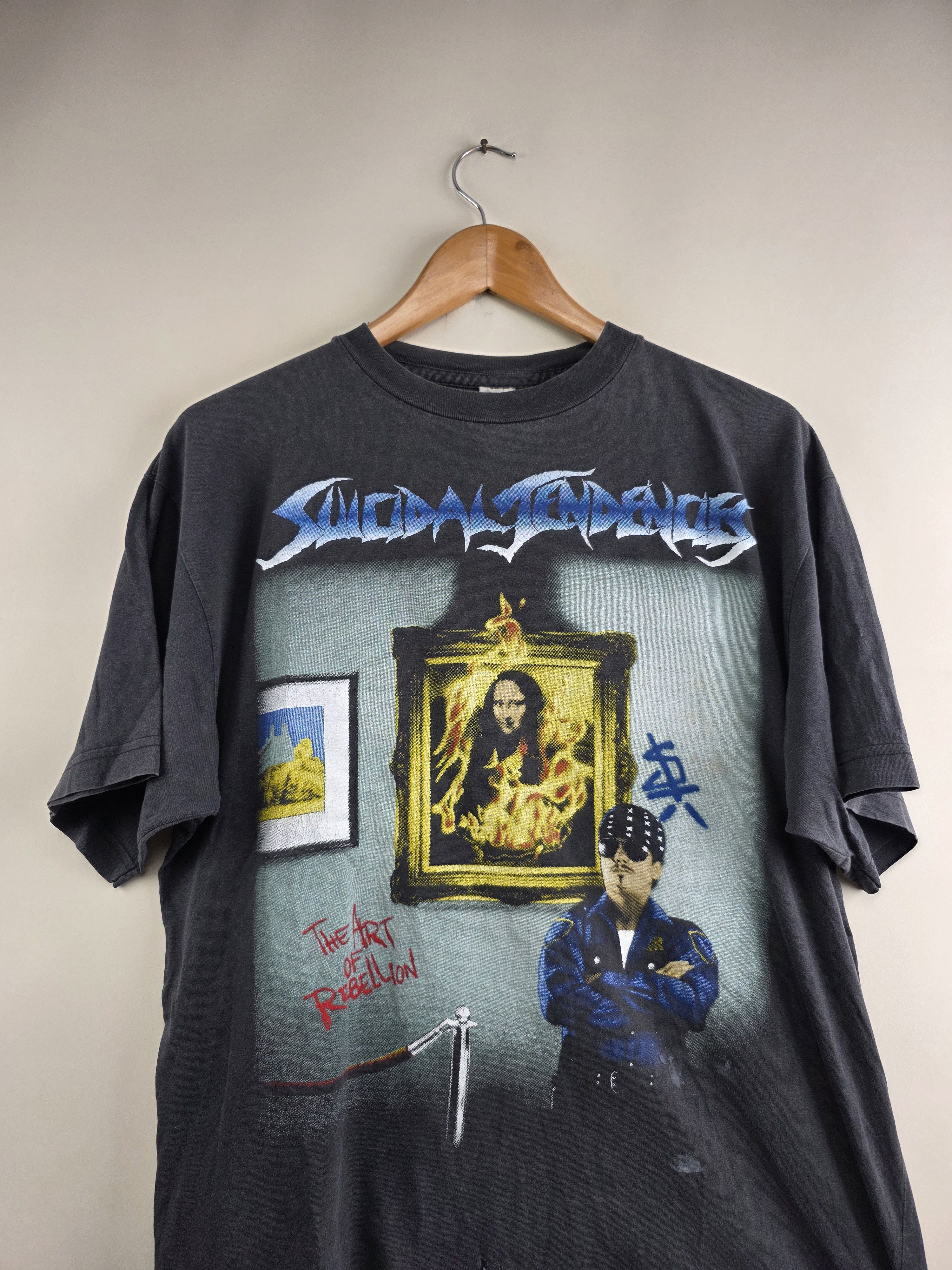Vintage 90s Suicidal Tendencies The art of rebellion L 90s 21" 27" Size US L / EU 52-54 / 3 - 2 Thumbnail
