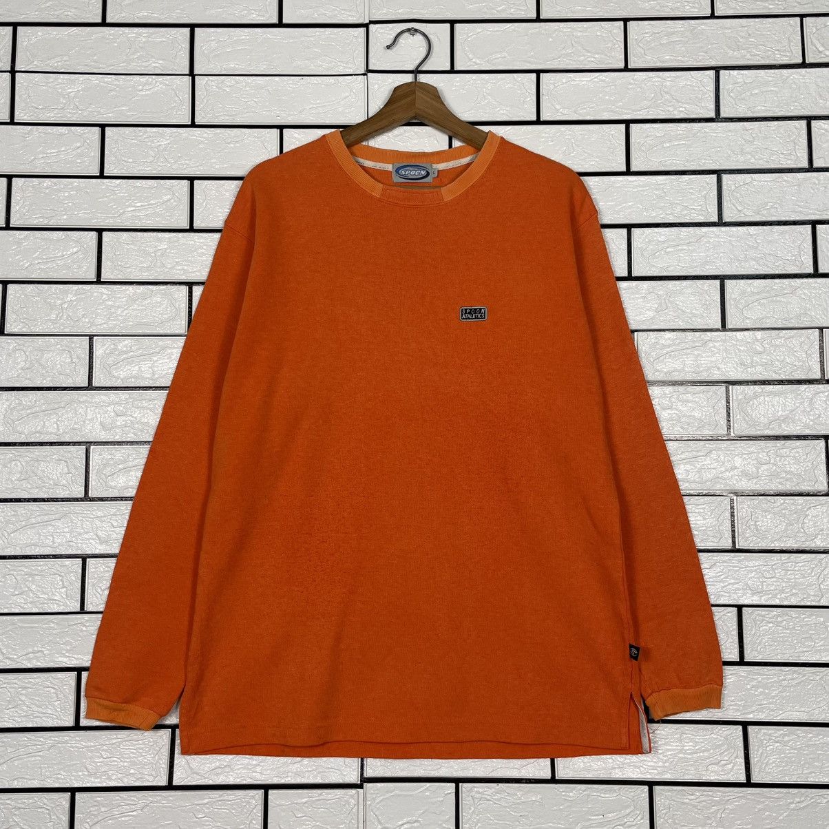 Spoon Spoon Athletic Crewneck Orange Sweatshirt Size US M / EU 48-50 / 2 - 1 Thumbnail