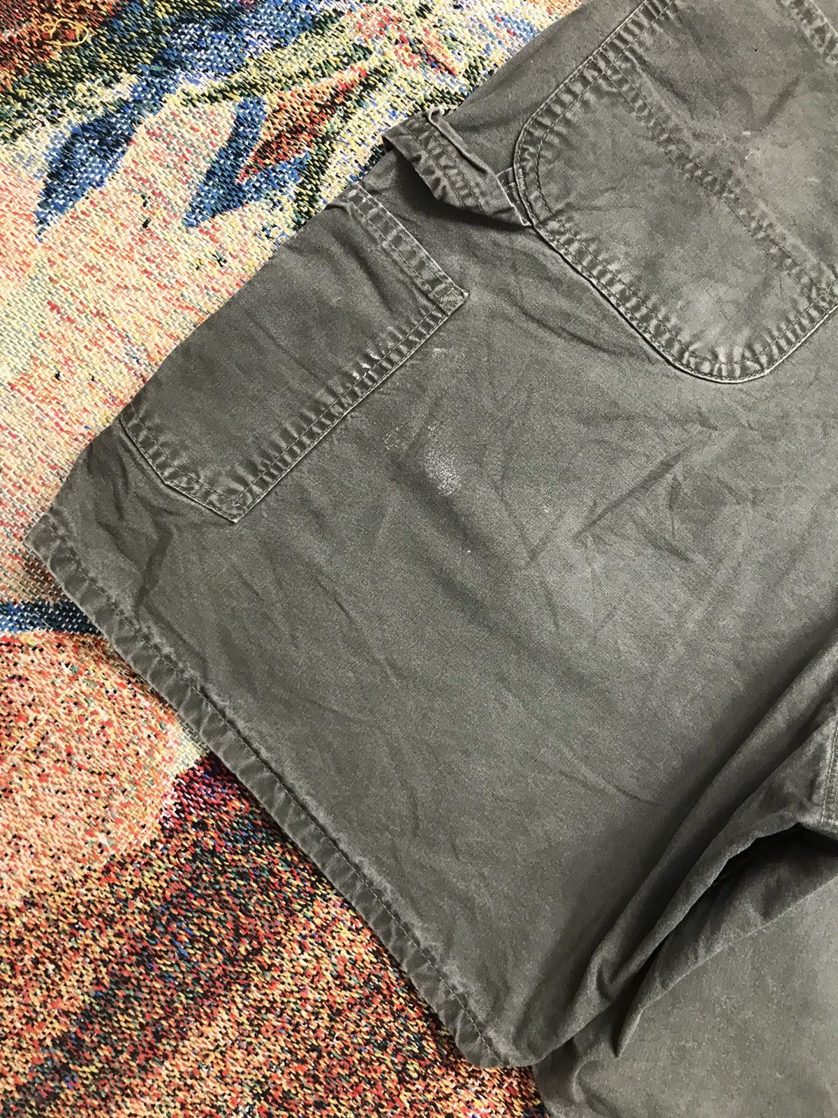 Carhartt Vintage Carhartt B144 OLV carpenter short Size US 42 / EU 58 - 9 Thumbnail