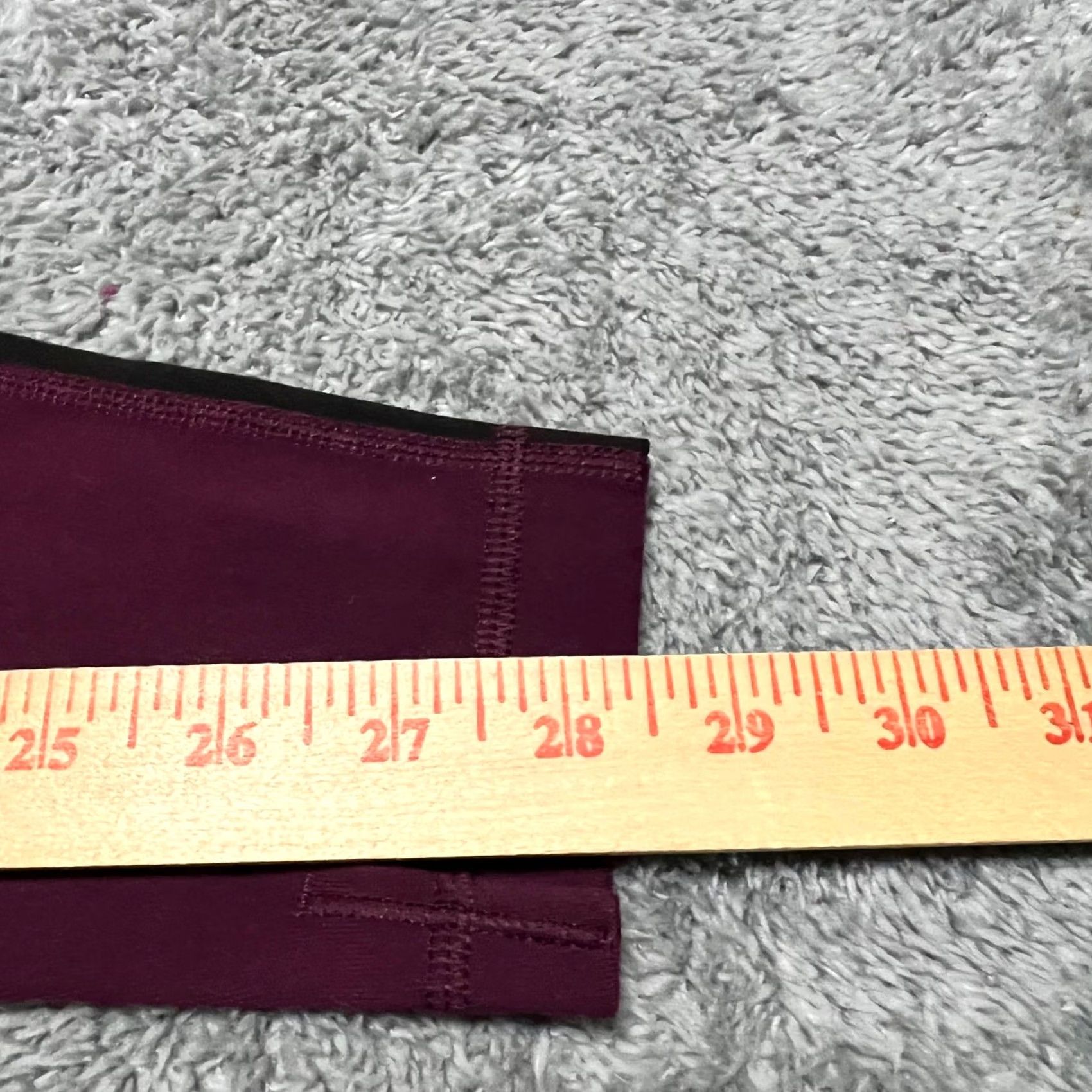 Lululemon Lululemon Leggings Womens XS 2 Avenue Maroon Hyper Stripe Size 26" / US 2 / IT 38 - 7 Thumbnail