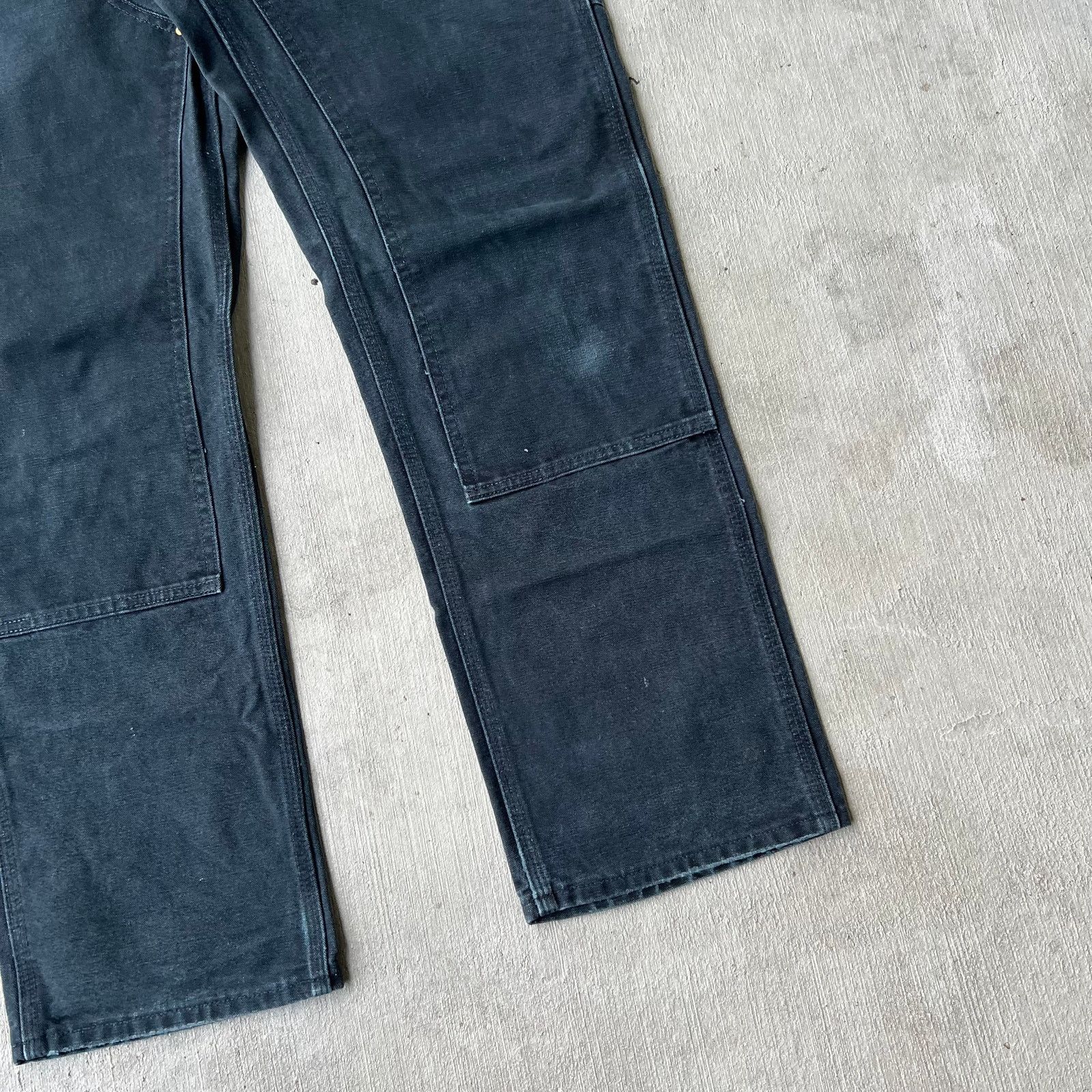 Carhartt × Vintage Carhartt black double knee work wear carpenter pants Size US 31 - 3 Thumbnail