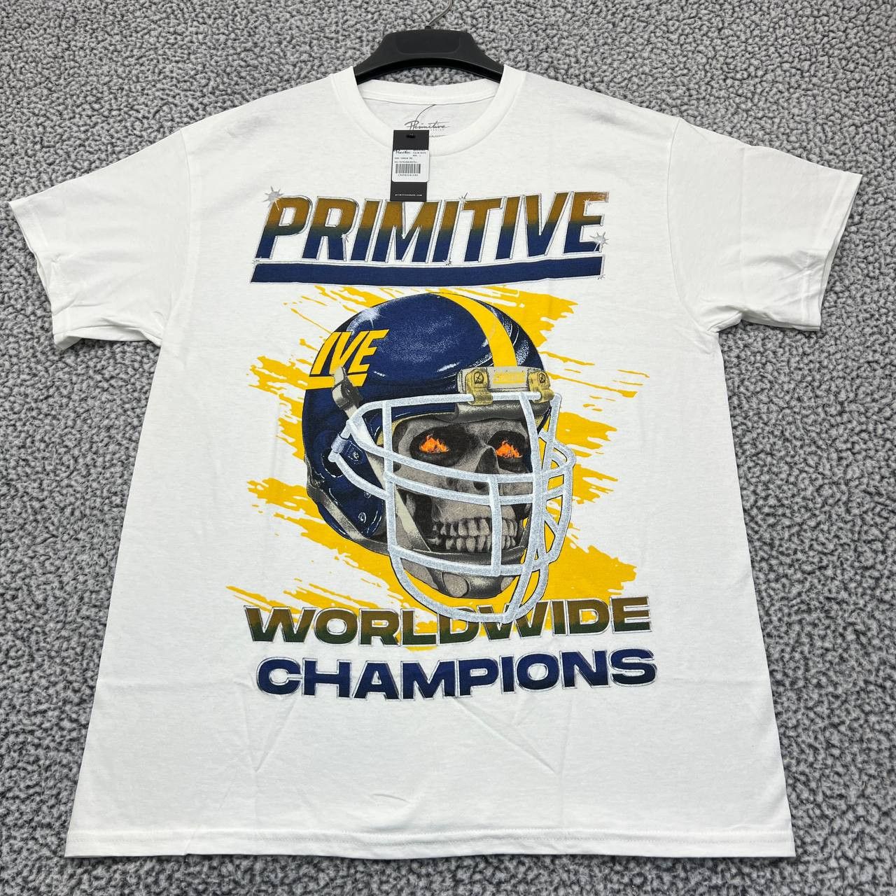Primitive Primitive Skateboarding Shirt Men Large White Crew Neck New Size US L / EU 52-54 / 3 - 1 Thumbnail