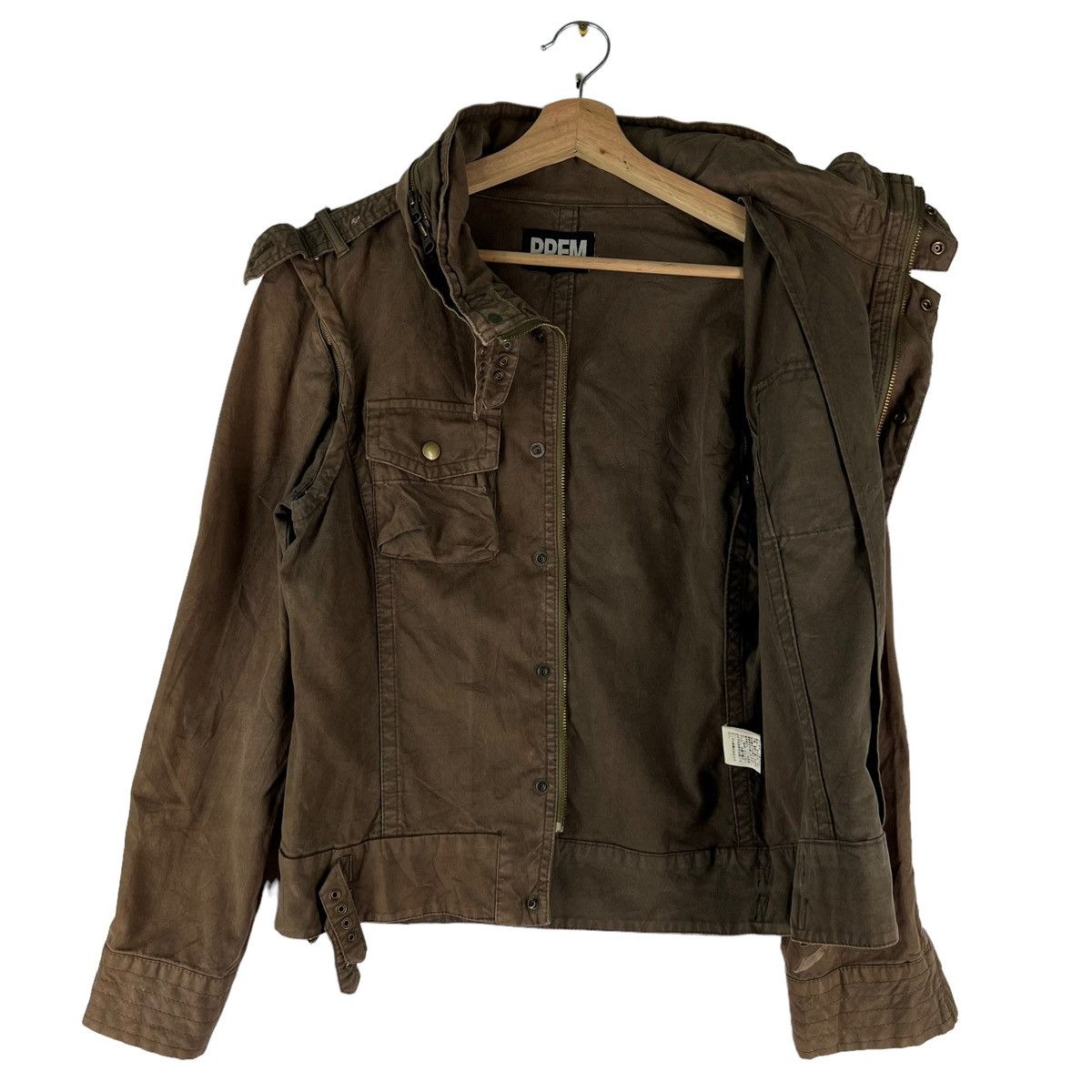 Hysteric Glamour 🔥UTILITY BONDAGE CARGO JACKET CROPPED PPFM JAPAN Size US M / EU 48-50 / 2 - 5 Thumbnail