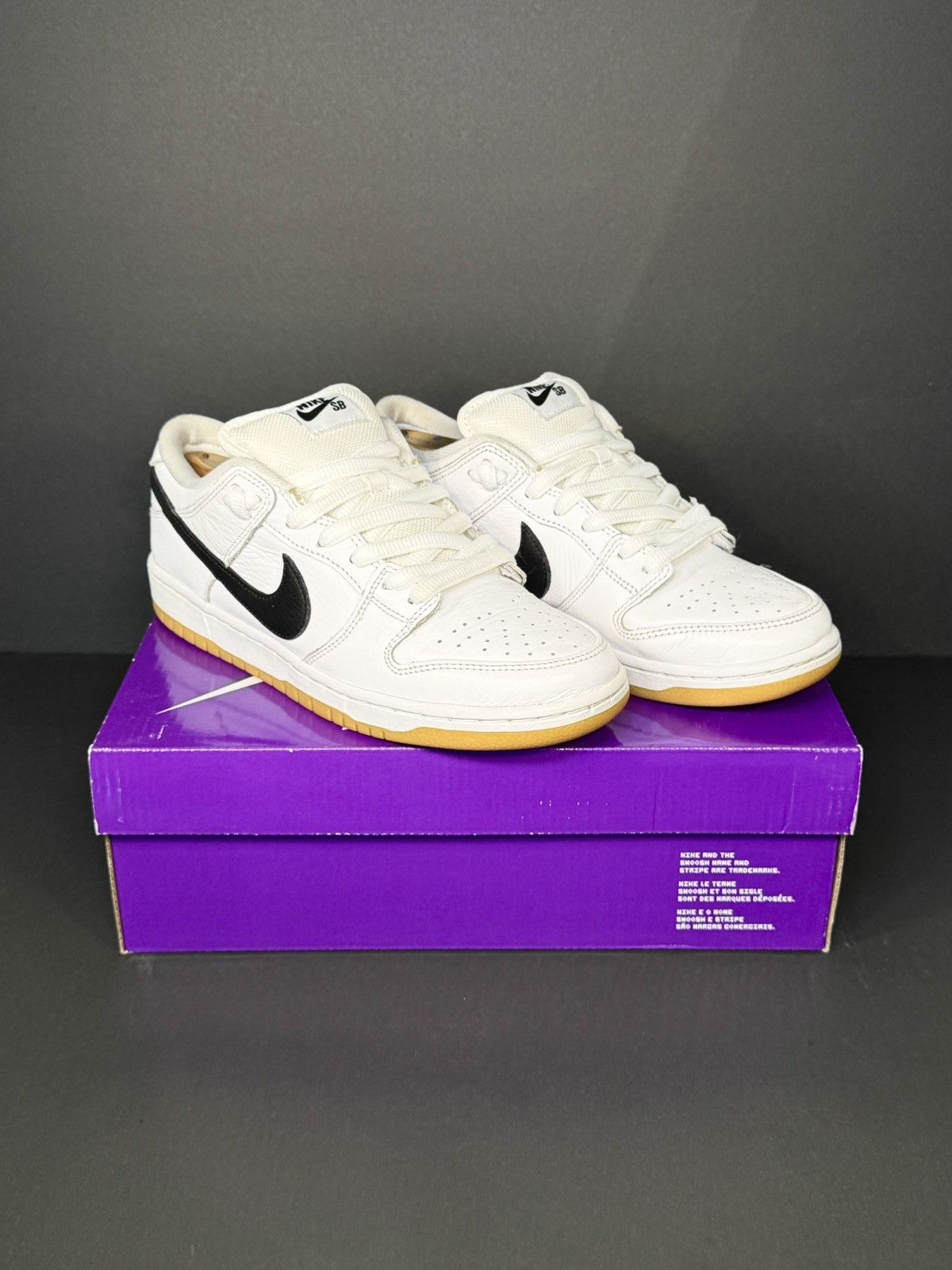 Nike Nike SB Dunk Low PRO “White Gum” Size US 8 / EU 41 - 3 Thumbnail