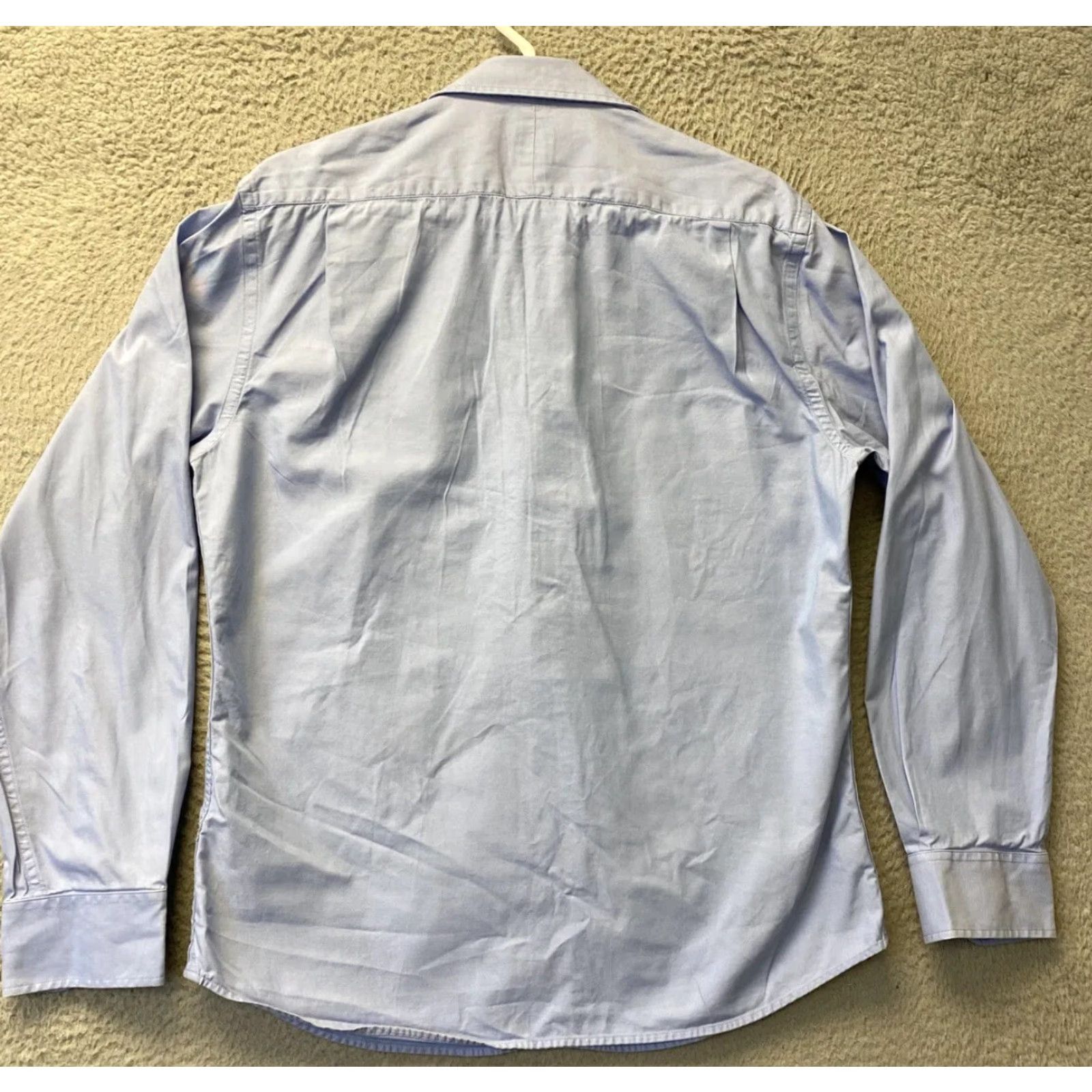 Gap Gap Dress Shirt Mens Size 15-15.5 Blue Long Sleeve Fitted /98-56 Size 40R - 6 Thumbnail