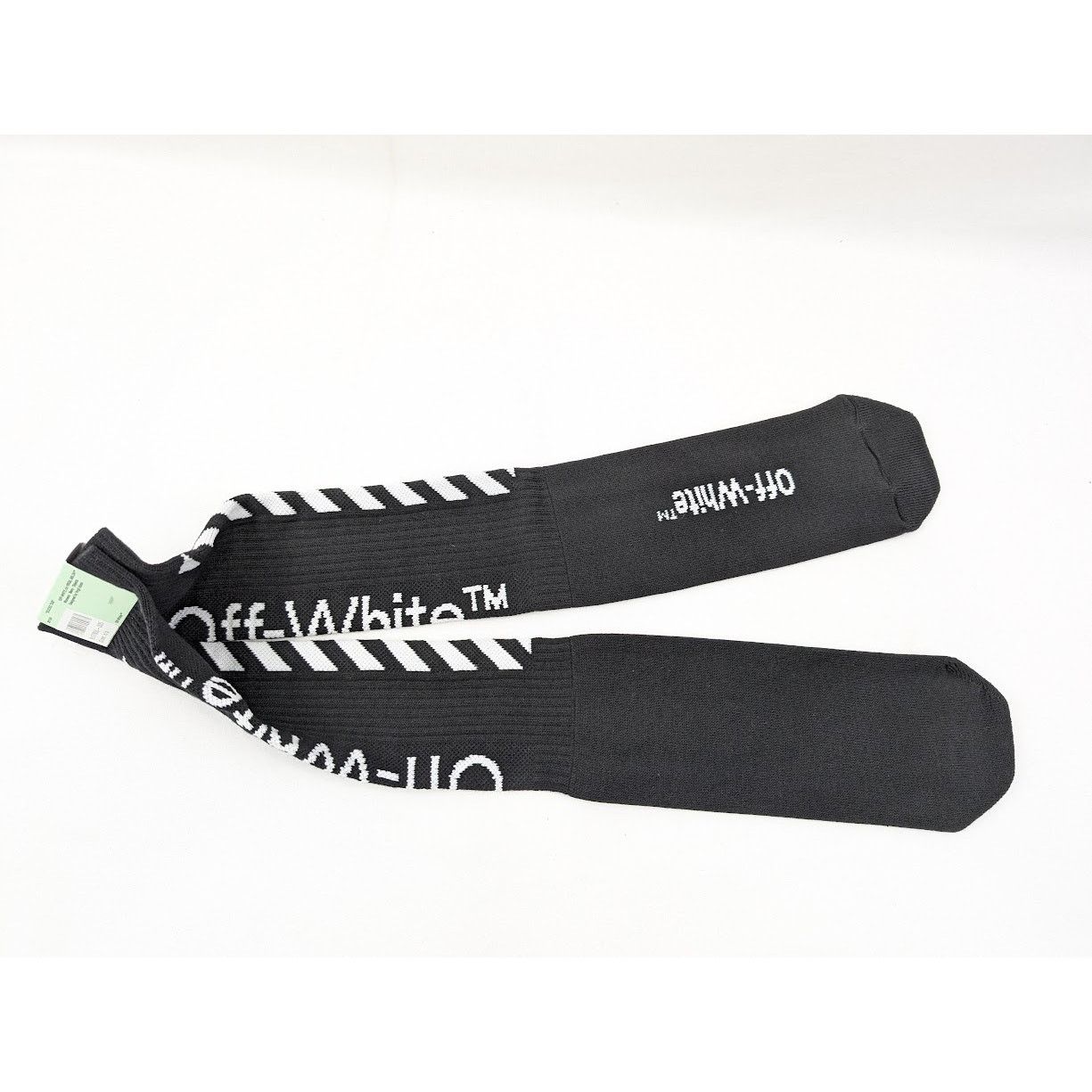 Off-White o1rshd1 Q:2 / Size: OS / Diag Socks in Black Size ONE SIZE - 6 Thumbnail
