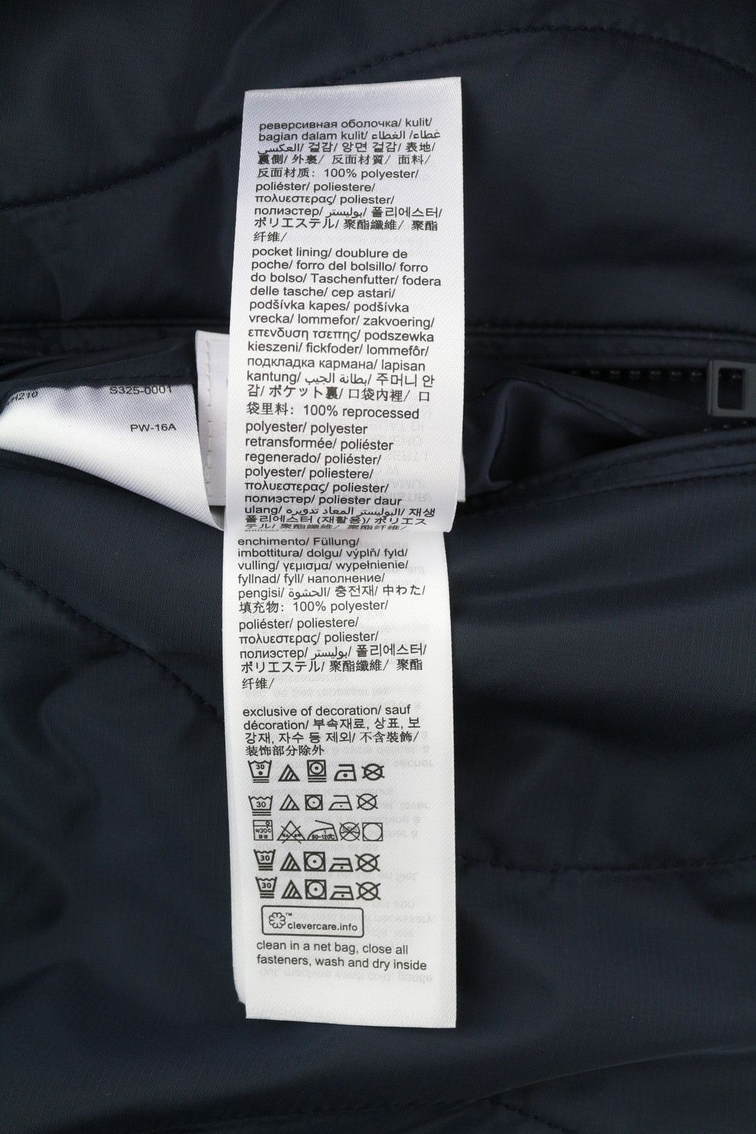 Tommy Hilfiger REVERSIBLE QUILTED L Blue Quilted Hooded Zip Jacket 86390 Size US L / EU 52-54 / 3 - 8 Thumbnail