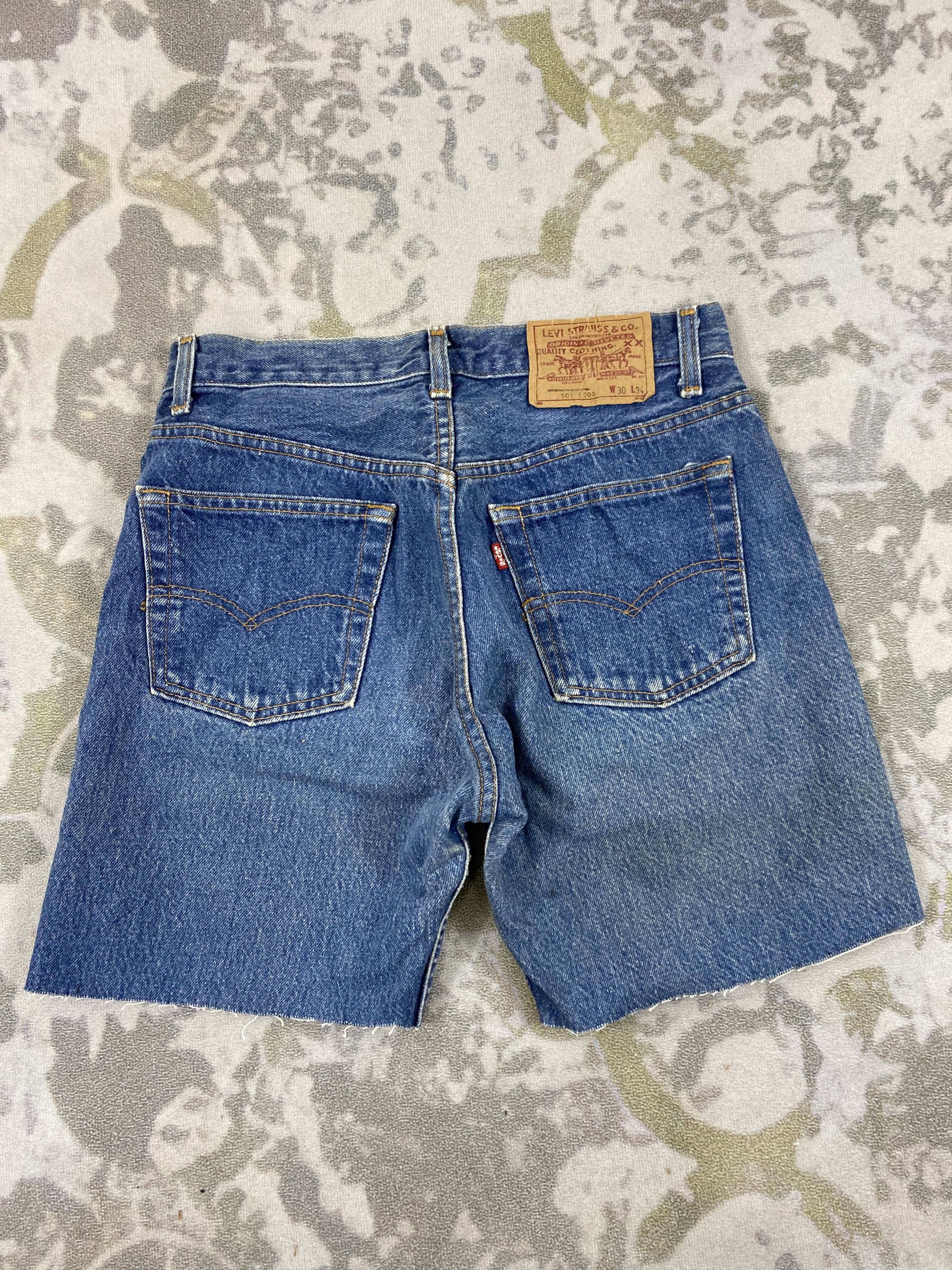 Levi's Blue Vintage Levi's 501 Jeans 28x5.5 Short Denim- JN3737 Size US 28 / EU 44 - 2 Thumbnail