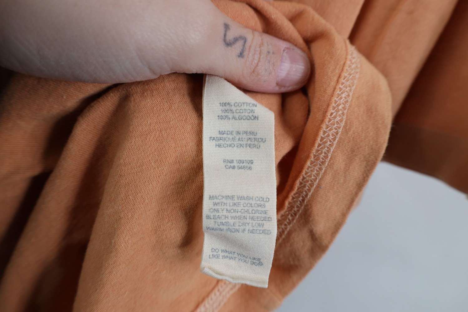 Life is Good Life Is Good Spell Out Short Sleeve T-Shirt Orange Cotton Size US L / EU 52-54 / 3 - 10 Thumbnail