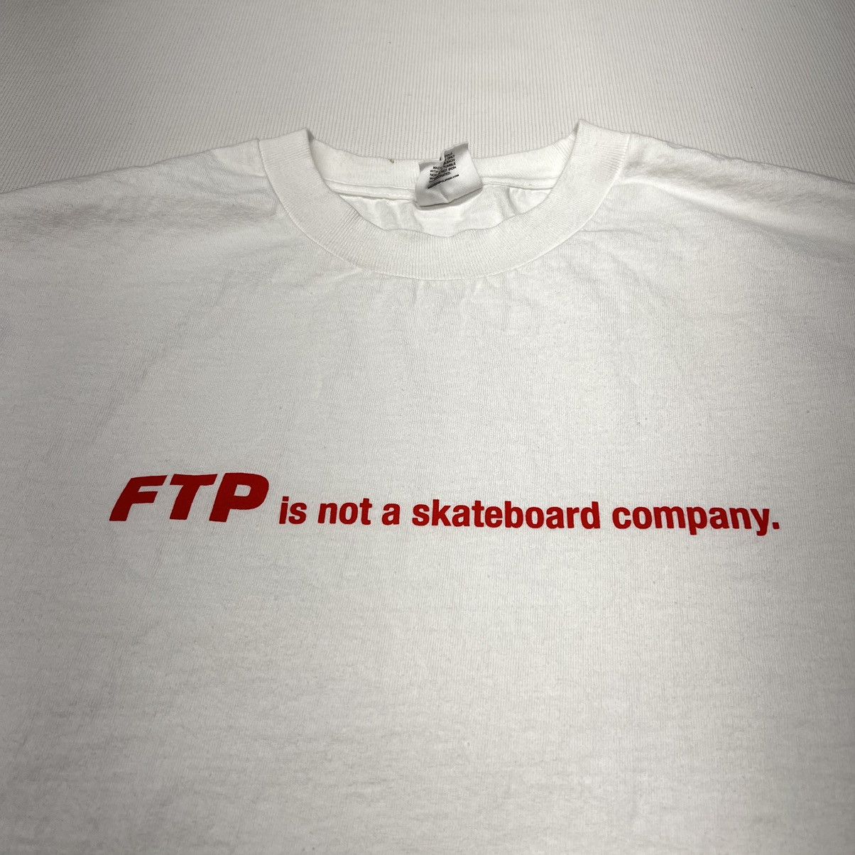 Fuck The Population FTP Not A Skateboarding Company Tee Shirt White Size US M / EU 48-50 / 2 - 10 Thumbnail