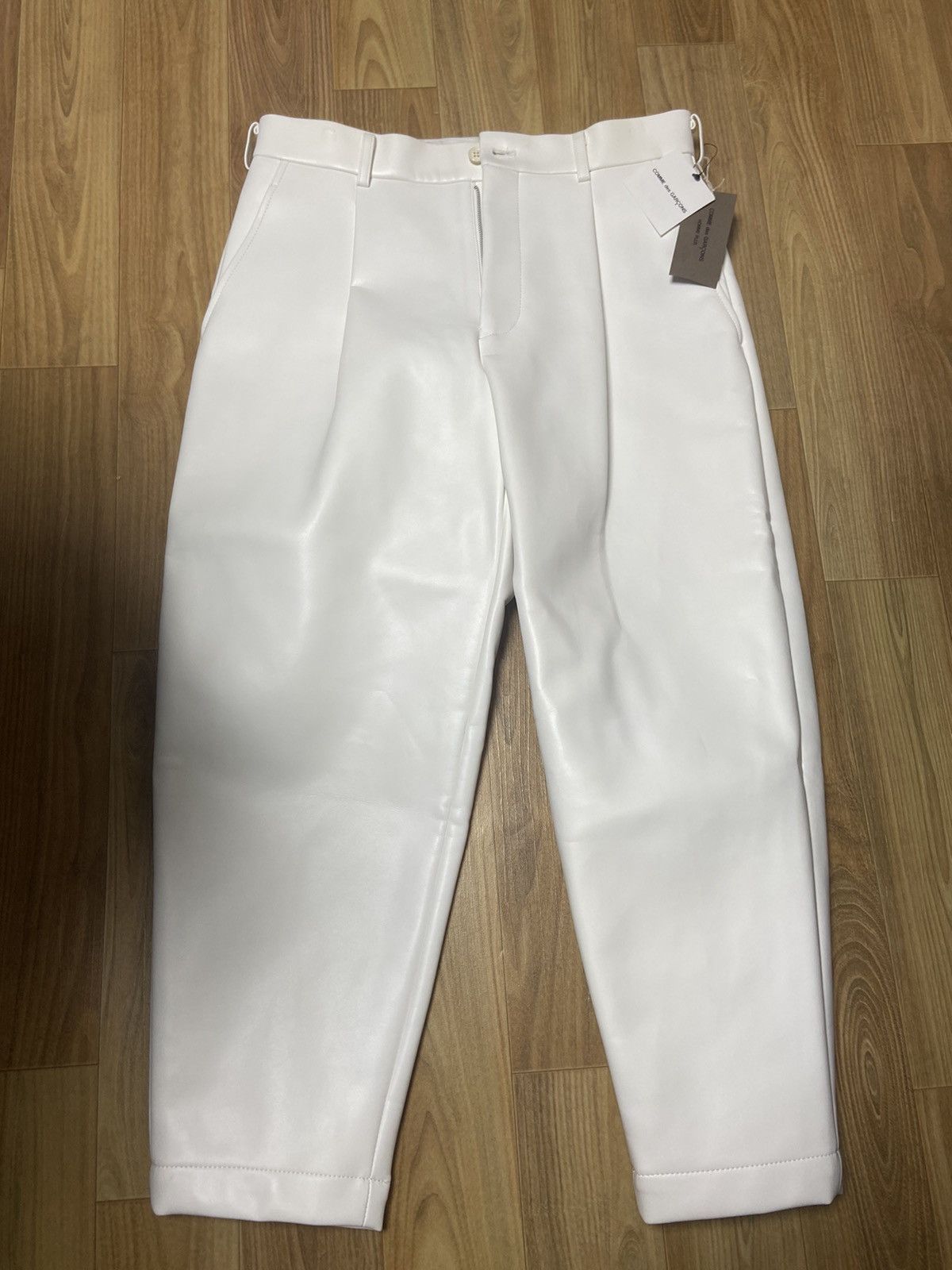 Comme des Garcons Bnwt S Comme des garcons Homme Plus vegan leather pants Size US 30 / EU 46 - 1 Thumbnail