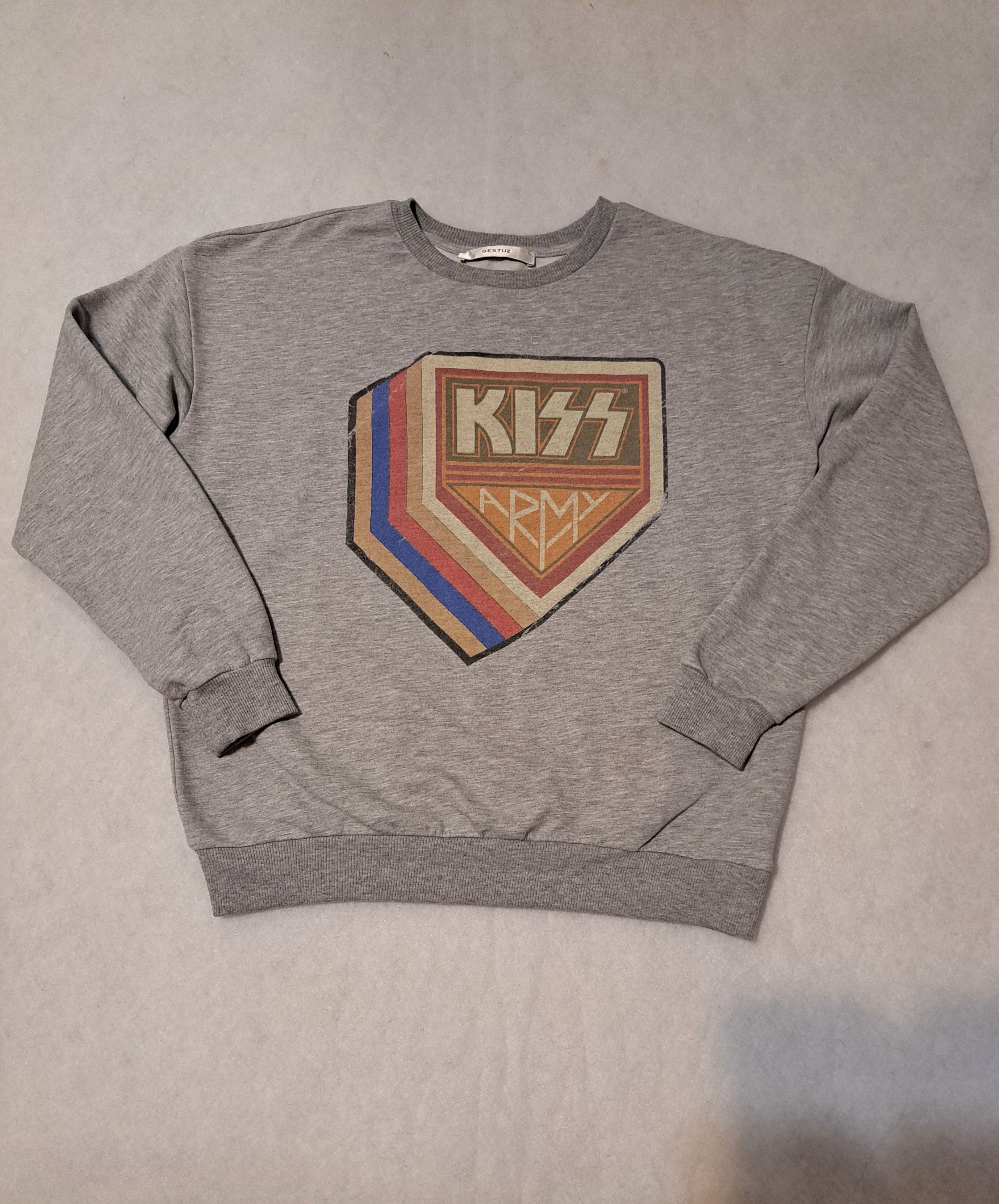 Gestuz Gestuz Kiss Army sweatshirt blouse XS gray/ grey Size XS / US 0-2 / IT 36-38 - 2 Thumbnail