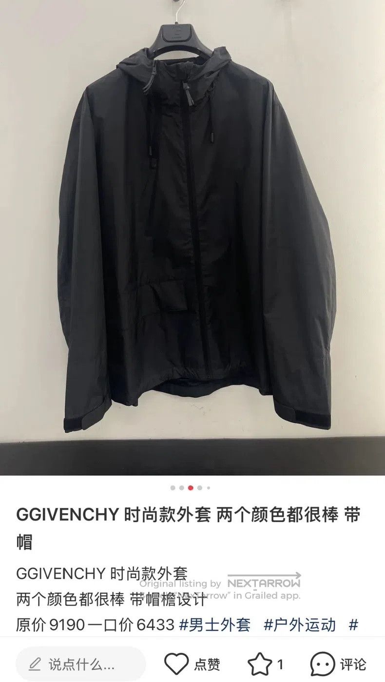Givenchy Givenchy Men's Windbreaker Jacket (Size L) Size US L / EU 52-54 / 3 - 7 Thumbnail