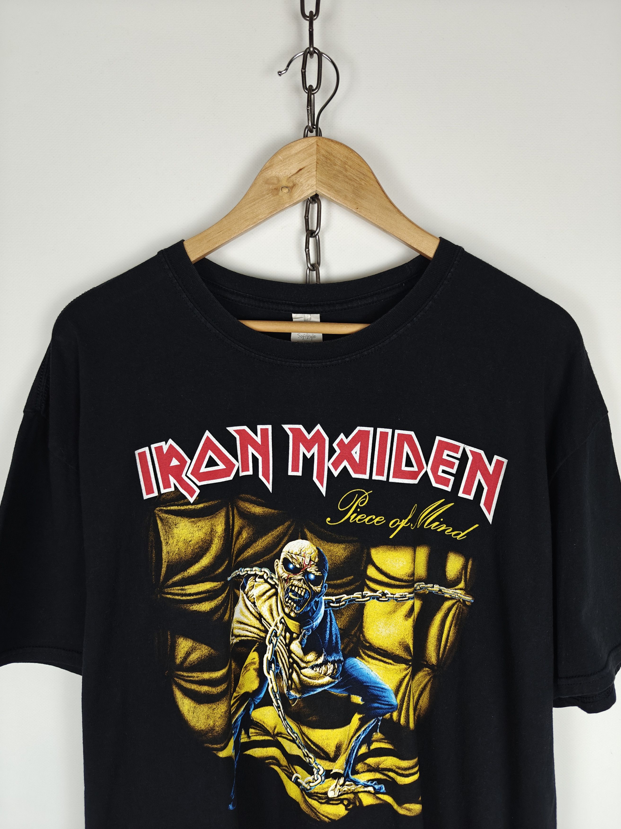 Iron Maiden Iron Maiden T-Shirt Rock Band Merch Piece of Mind XXL Size US XXL / EU 58 / 5 - 2 Thumbnail