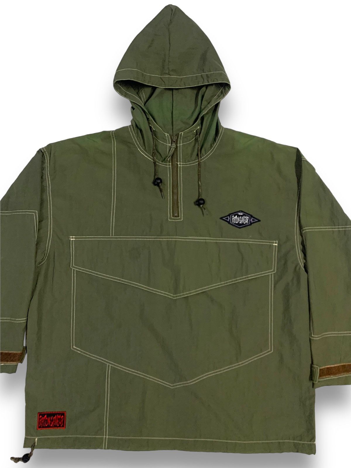 Japanese Brand Raton-Laveur Oversized Anorak Hooded Windbreaker Jacket Size US M / EU 48-50 / 2 - 3 Thumbnail
