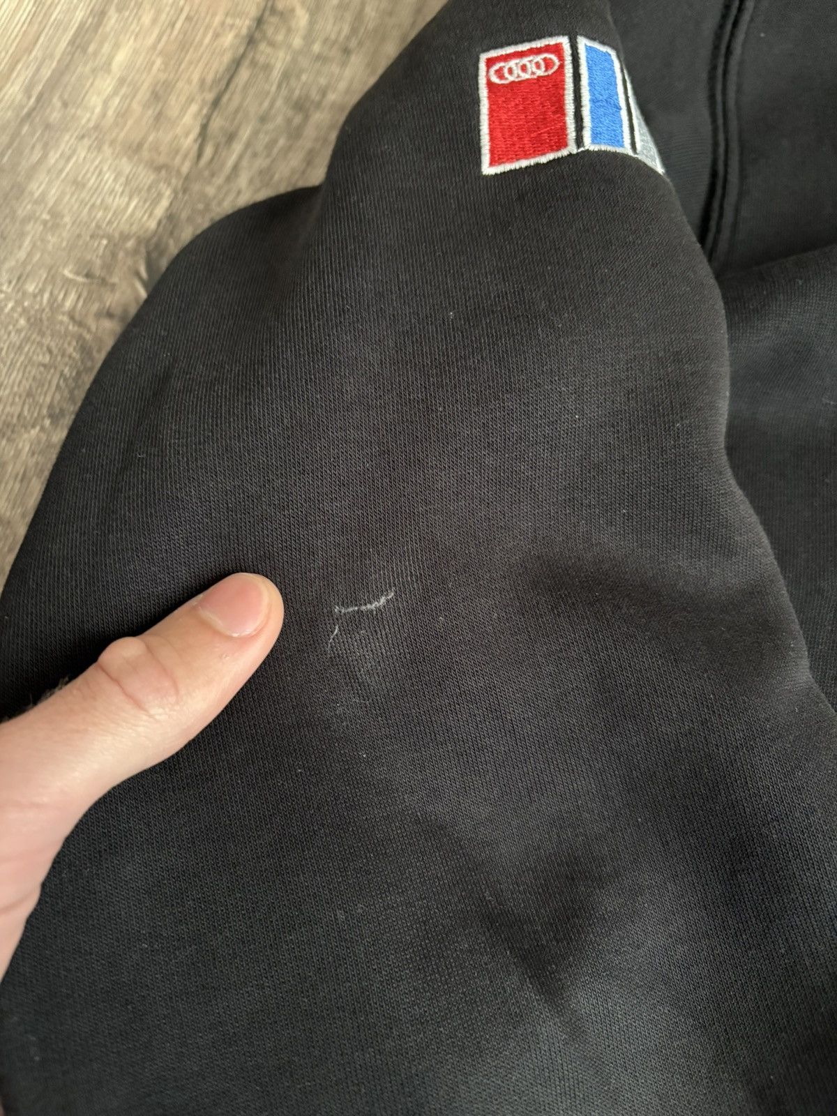 Audi × Vintage Vintage Distressed Audi Racing Zip Up Sweatshirt Zipper Size US S / EU 44-46 / 1 - 10 Thumbnail