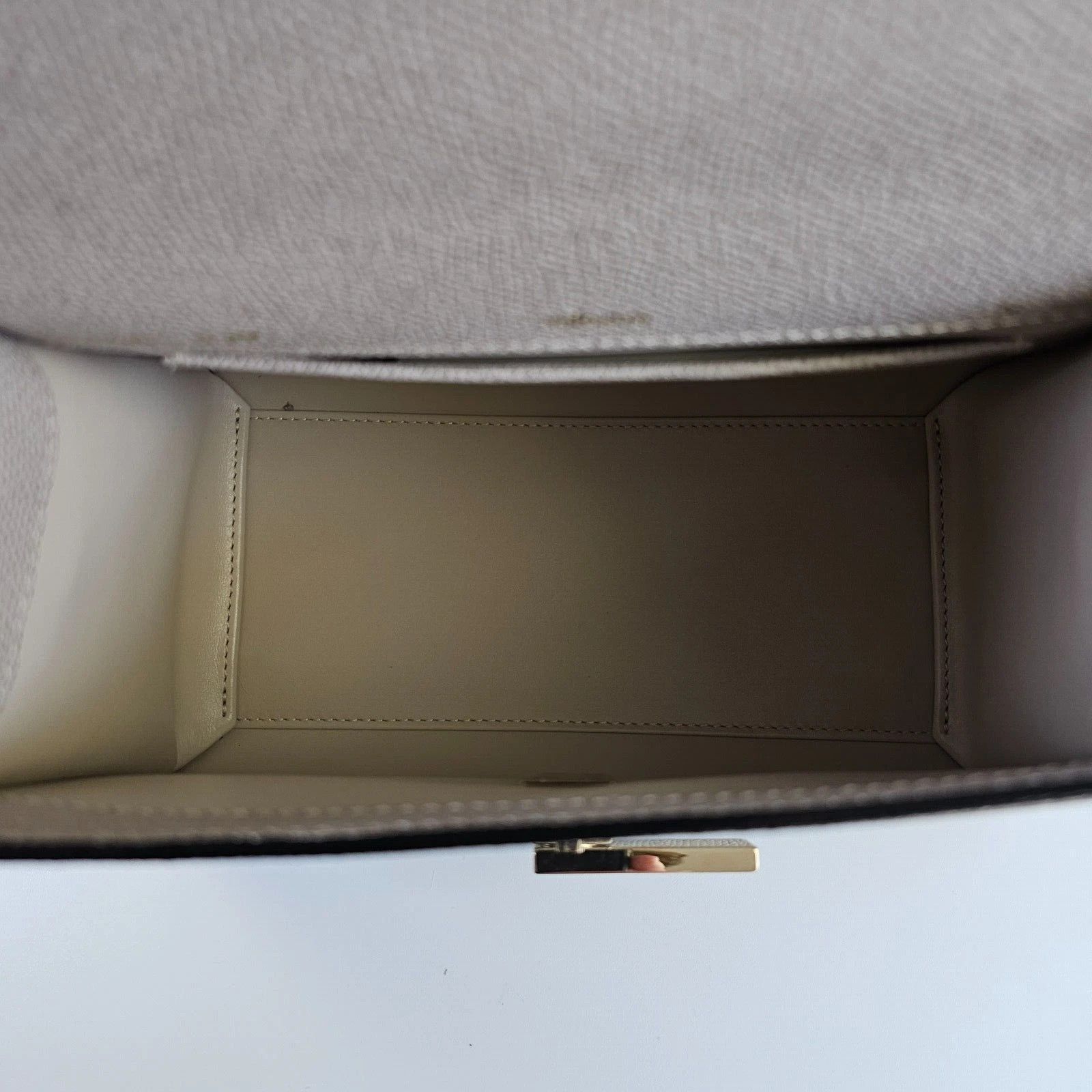 Valextra VALEXTRA Iside Mini Nude Leather Top Handle Bag New Size ONE SIZE - 9 Thumbnail