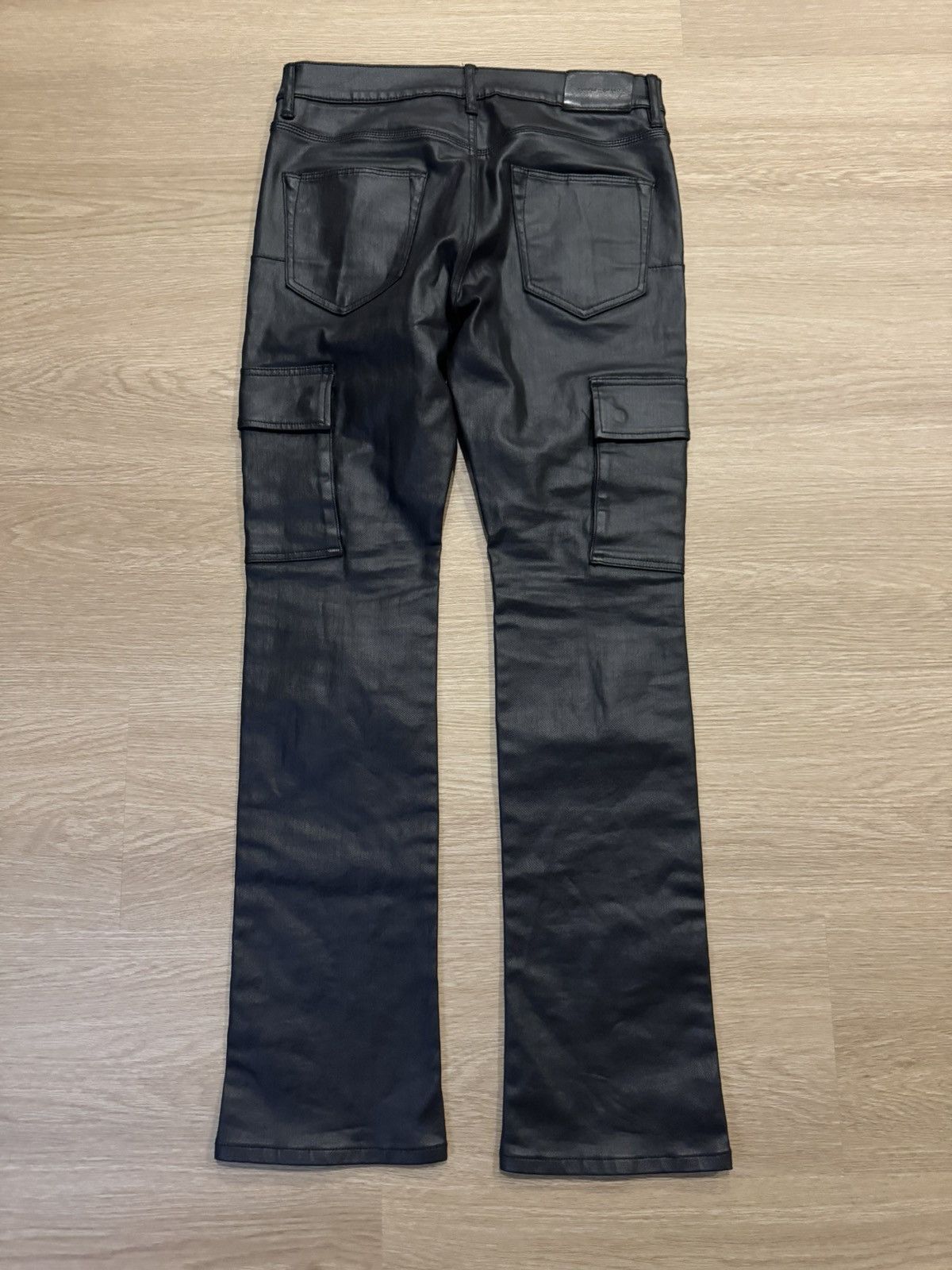 Purple Brand Purple Leather Denim p004 Size US 32 / EU 48 - 4 Thumbnail