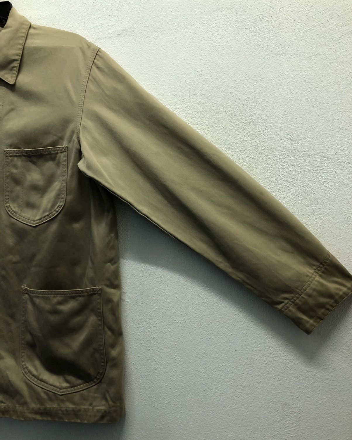 SHIPS SHIPS Khaki Cotton Chore Jacket – Size L Size US L / EU 52-54 / 3 - 4 Thumbnail