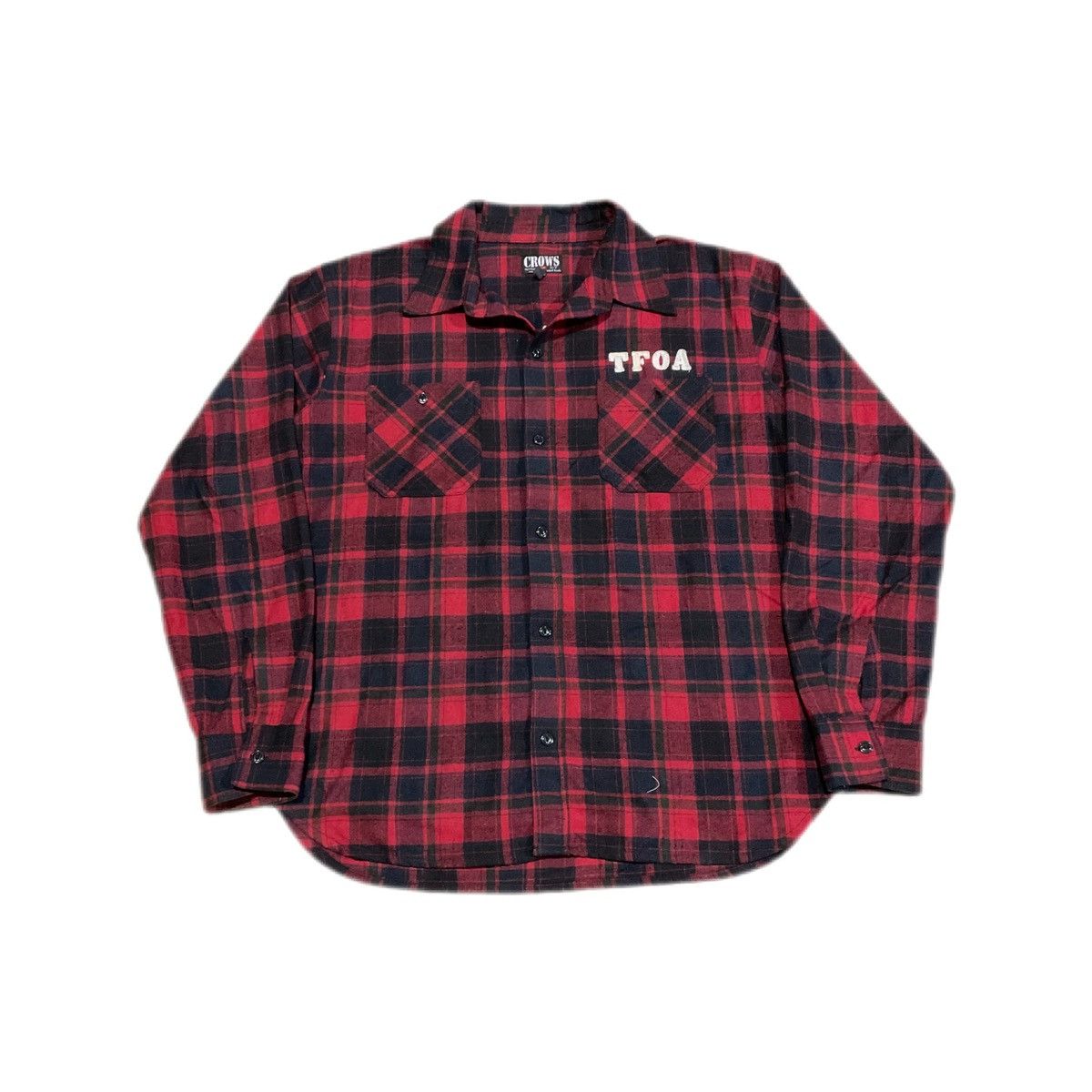 Hysteric Glamour × Japanese Brand × Seditionaries 🔥Sick Y2K Vintage Crows Flannel Shirt TFOA KKK Size US XL / EU 56 / 4 - 4 Thumbnail