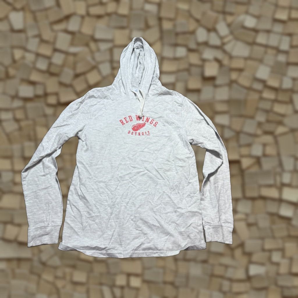 Champion Champion Hoodie Mens Size Small Gray Long Sleeve Pullover Red Wing Printed Size US S / EU 44-46 / 1 - 1 Thumbnail