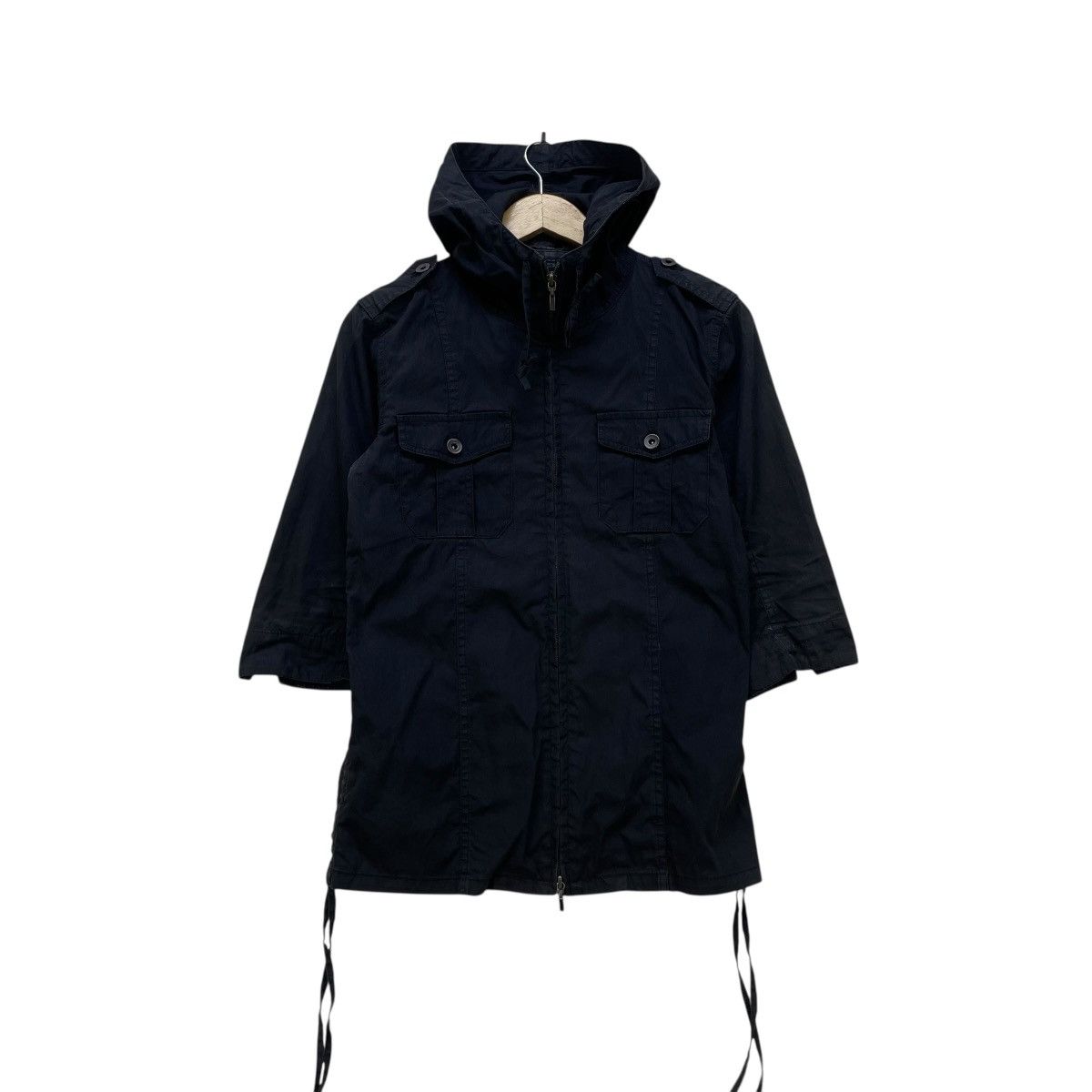 Le Grande Bleu (L.G.B.) 💥Shellac Short Sleeve Hooded Jacket Size M / US 6-8 / IT 42-44 - 1 Thumbnail