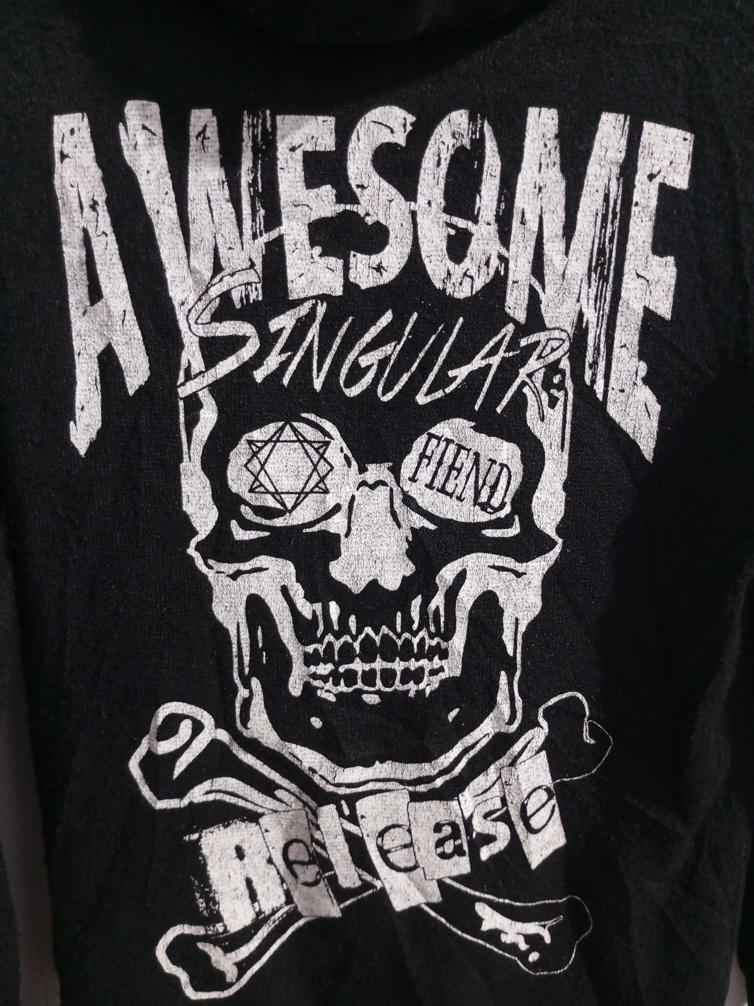 Japanese Brand Vintage Ghost of Harlem skull hoodie Size US M / EU 48-50 / 2 - 7 Thumbnail
