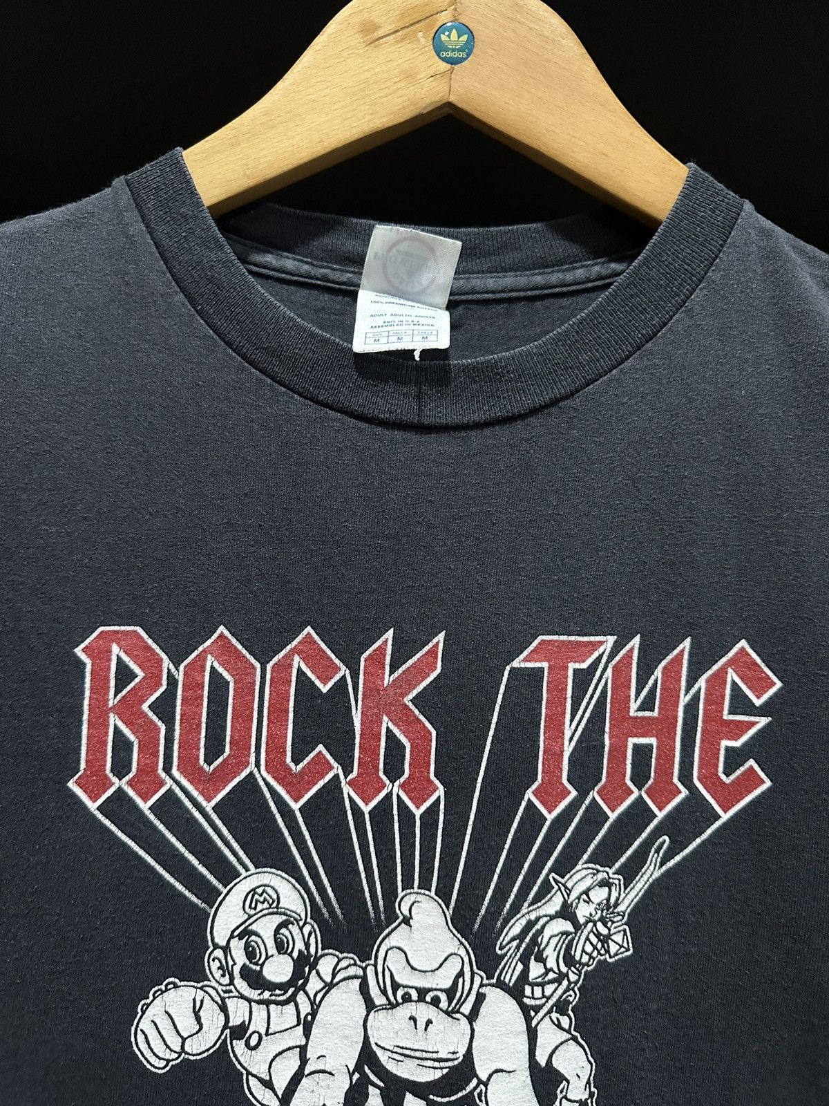 Nintendo × Optic Gaming × Vintage Vintage Nintendo Rock The Classics Faded Tee Size US M / EU 48-50 / 2 - 4 Thumbnail