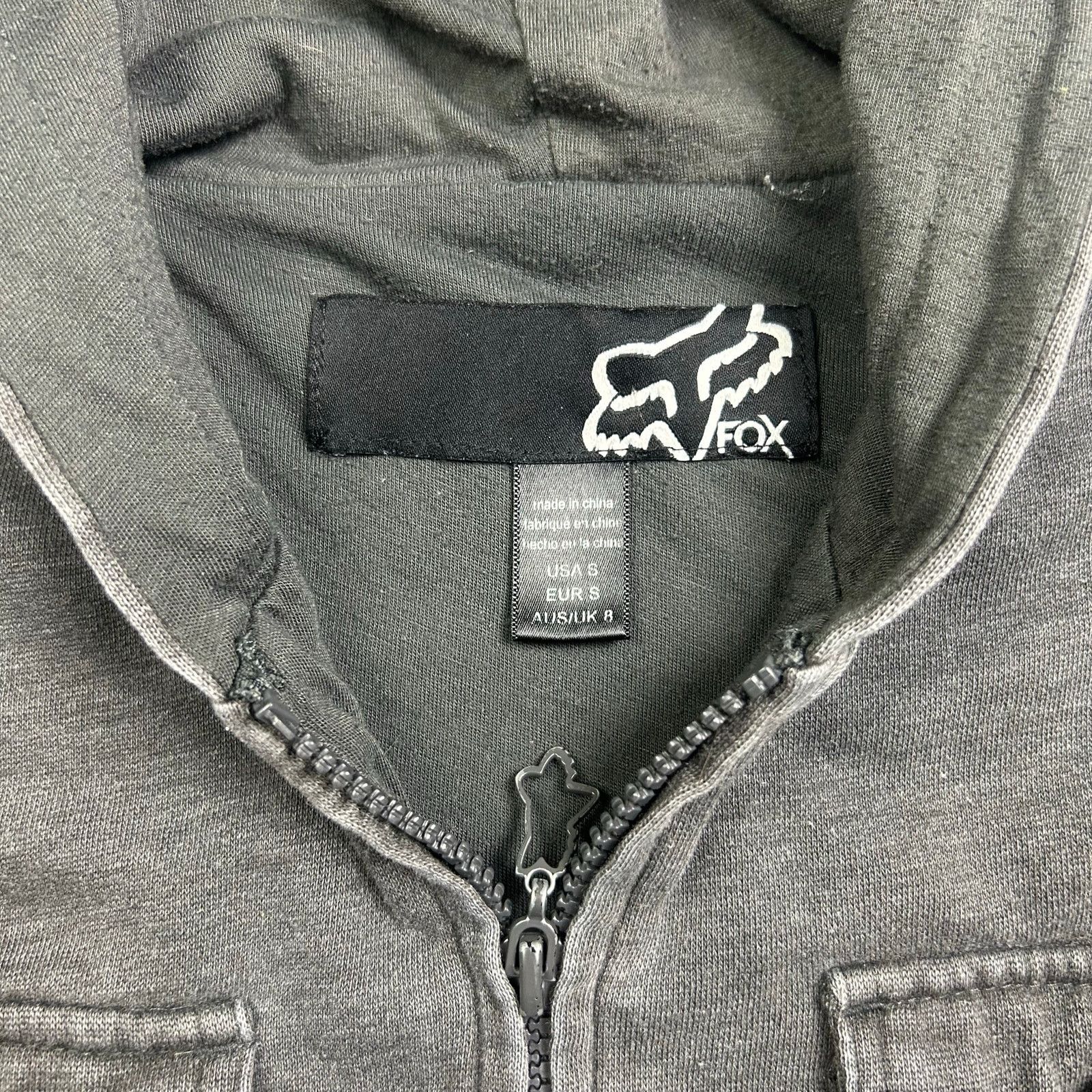 Fox Racing × Vintage Vintage Y2K Fox Racing Sasquatch Distressed Women’s Hoodie Size S / US 4 / IT 40 - 2 Thumbnail