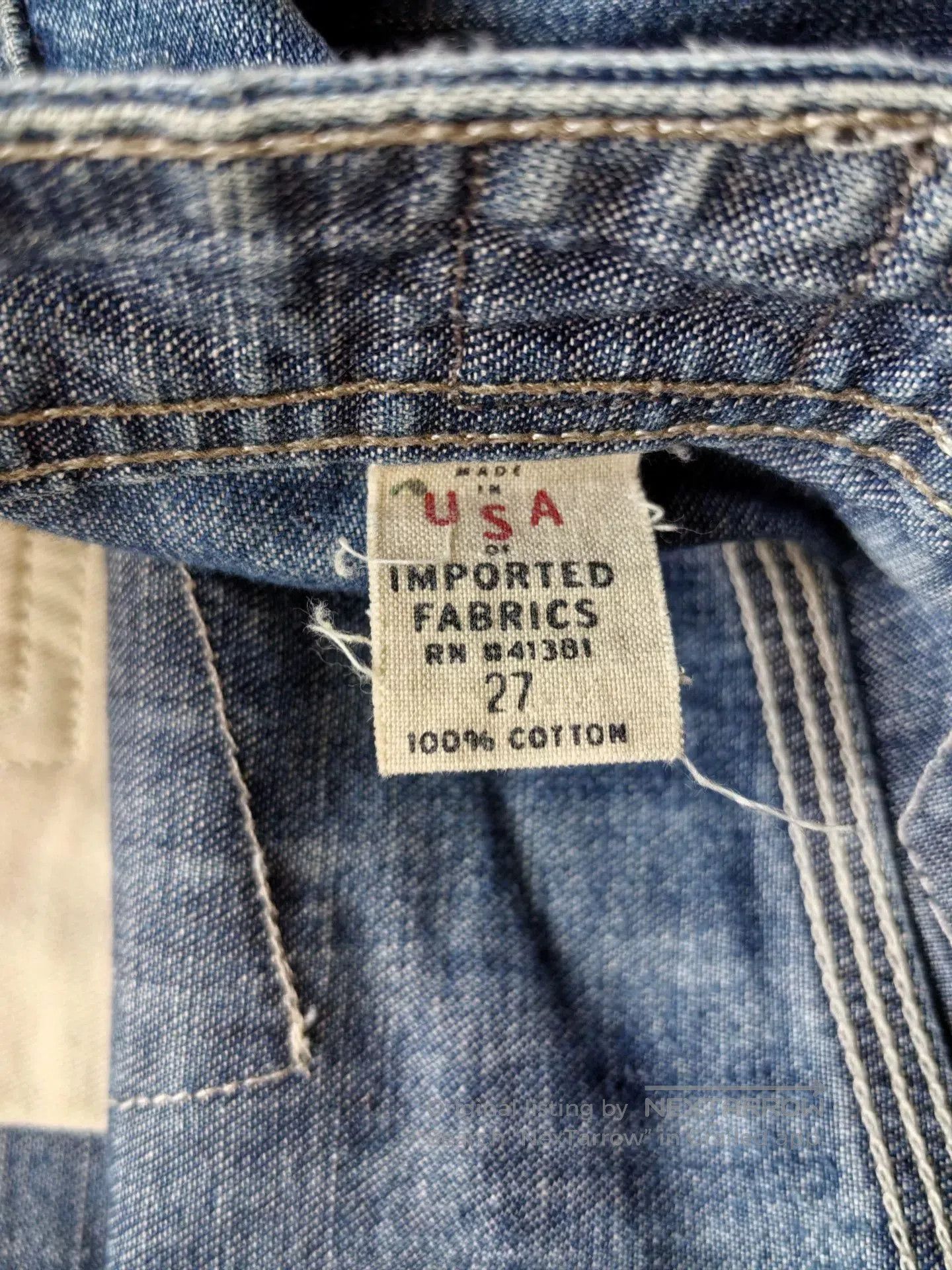 RRL Ralph Lauren rrl double rl vintage denim pants. Size US 30 / EU 46 - 5 Thumbnail