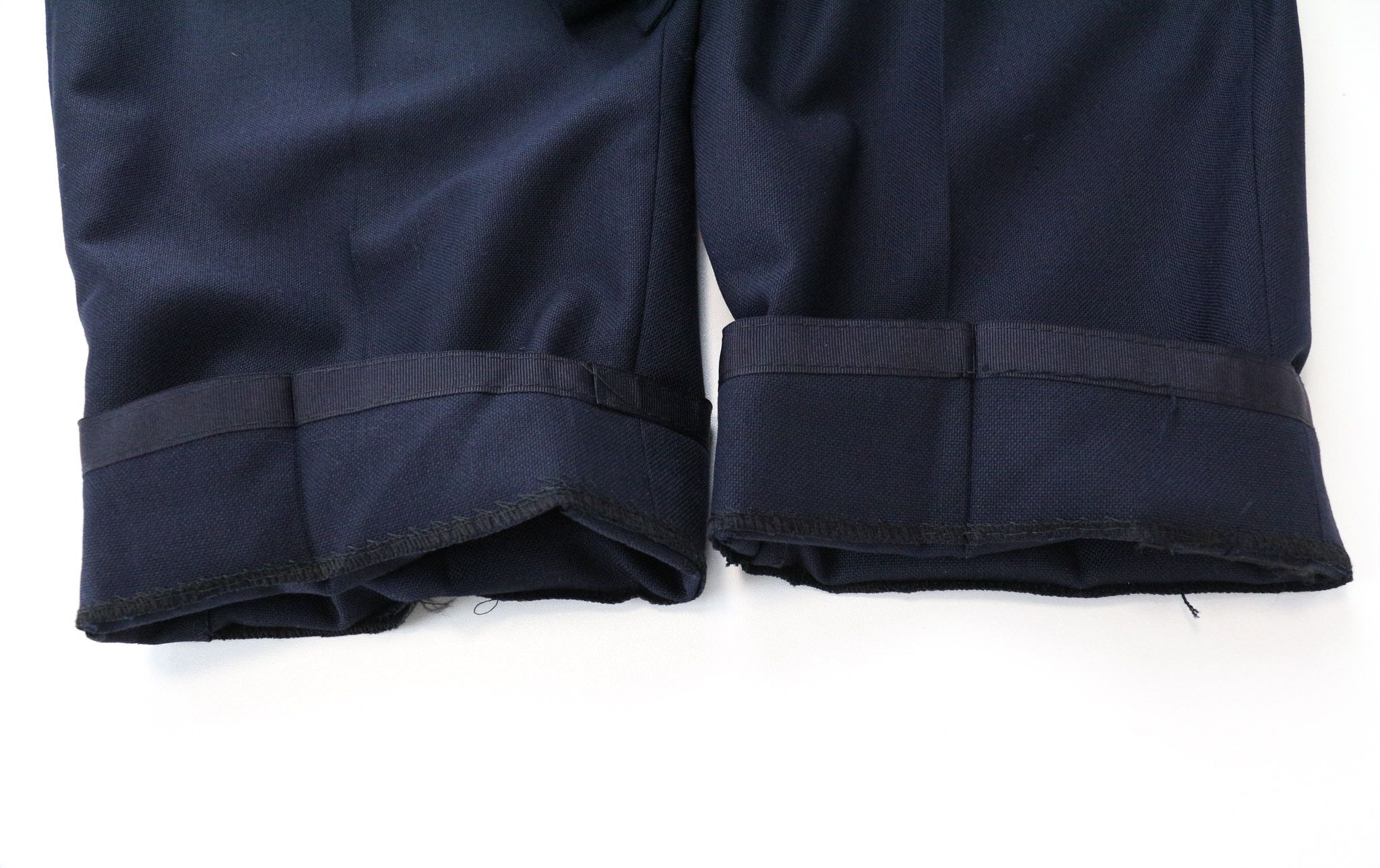 Suitsupply VIGO UK40R Navy Wool Pleated Trousers 75121 Size 40R - 10 Thumbnail
