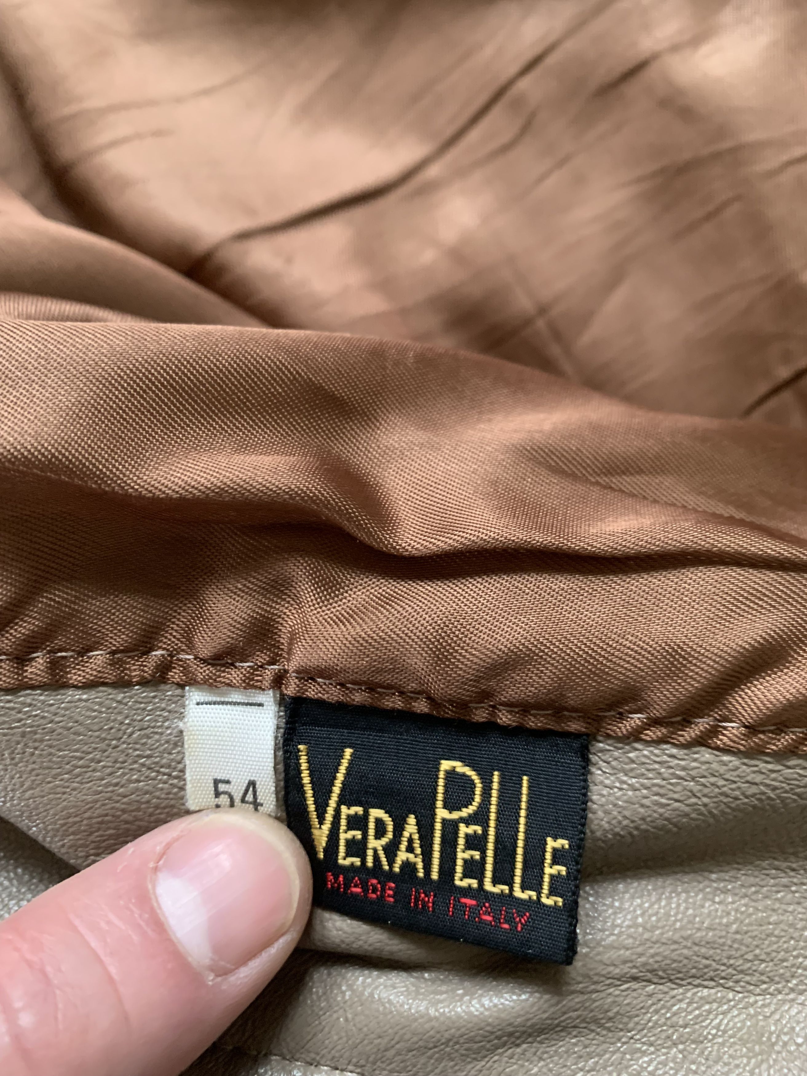 Vera Pelle Vera Pelle Vintage Italian Leather Transformer Bomber Jacket Size US L / EU 52-54 / 3 - 9 Thumbnail