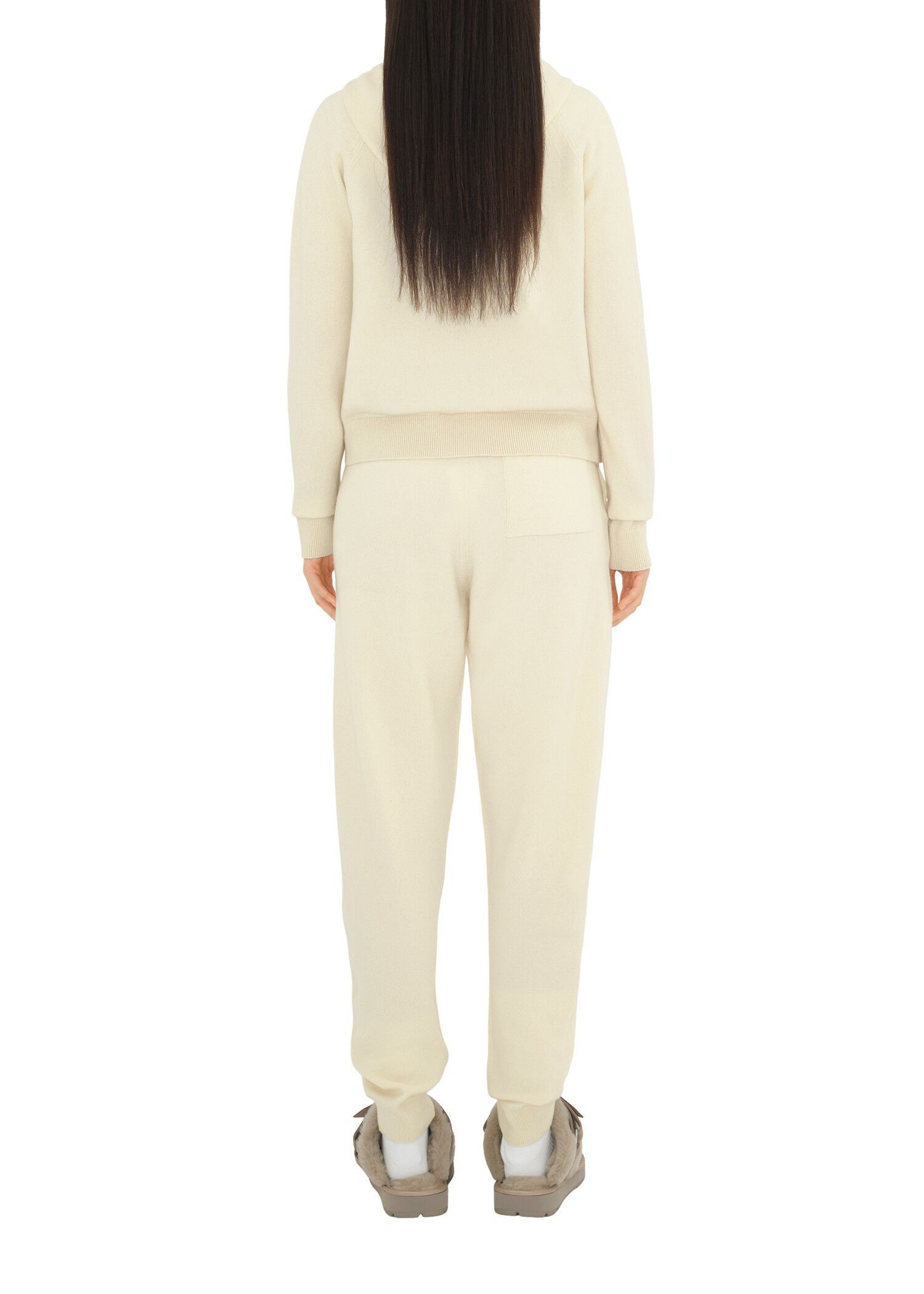 Burberry o1w1db10426 Wool-Blend Jogging Pants in Ivory Size 28" / US 6 / IT 42 - 4 Thumbnail