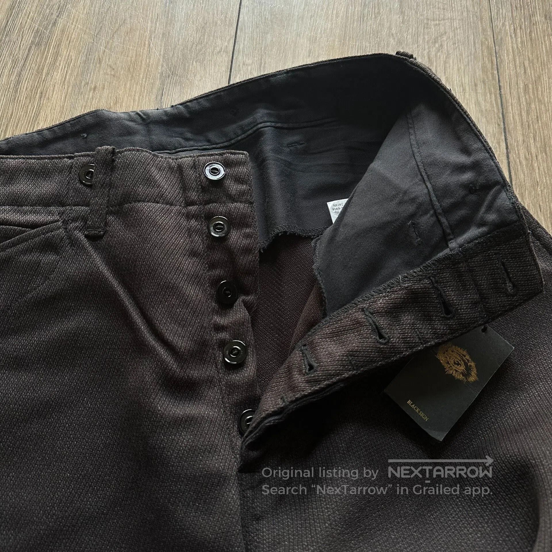 BLACK SIGN Black Sign New Brown Vintage Wide. Size US 34 / EU 50 - 1 Thumbnail