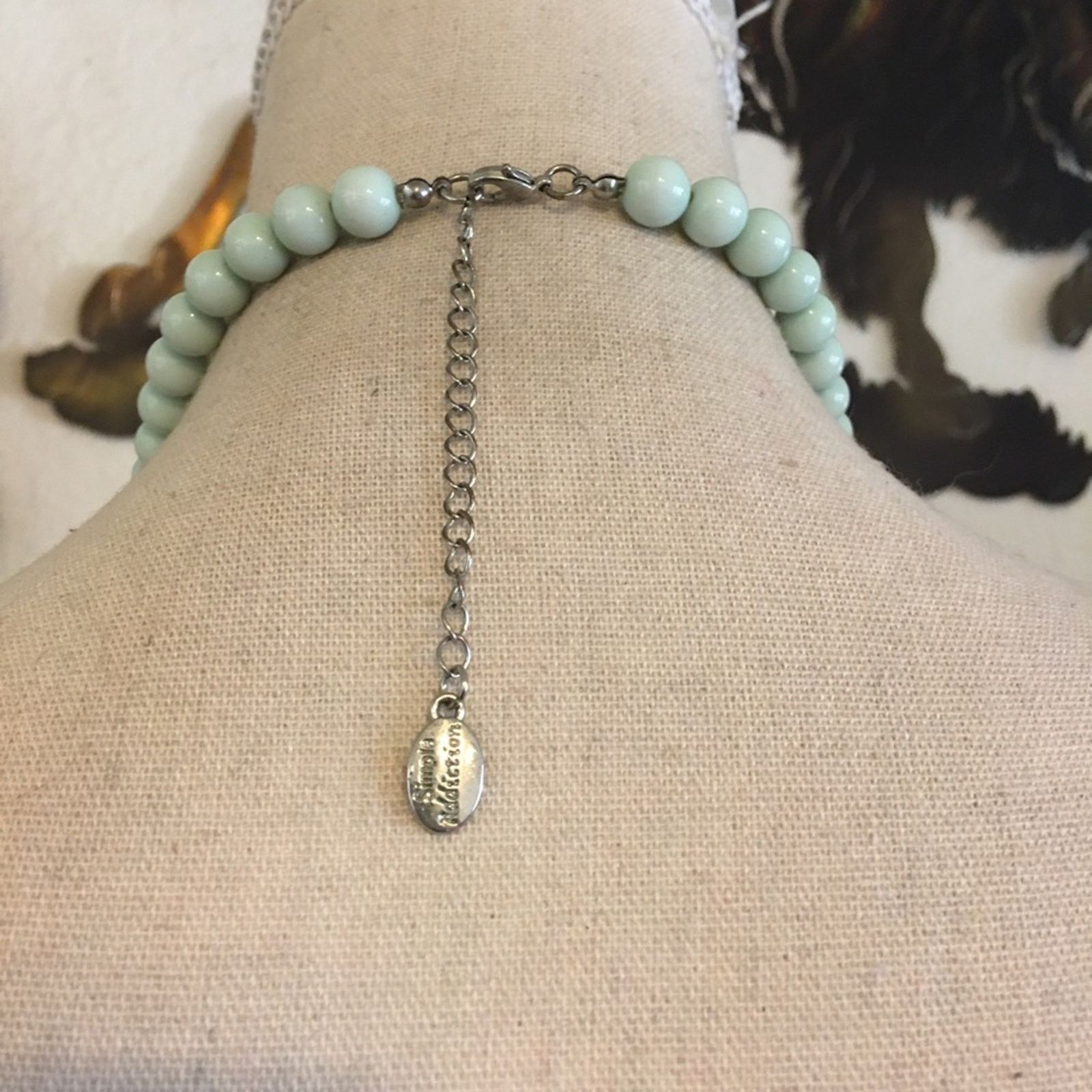 Jewelry Simple Addiction powder blue beaded necklace Size ONE SIZE - 5 Thumbnail