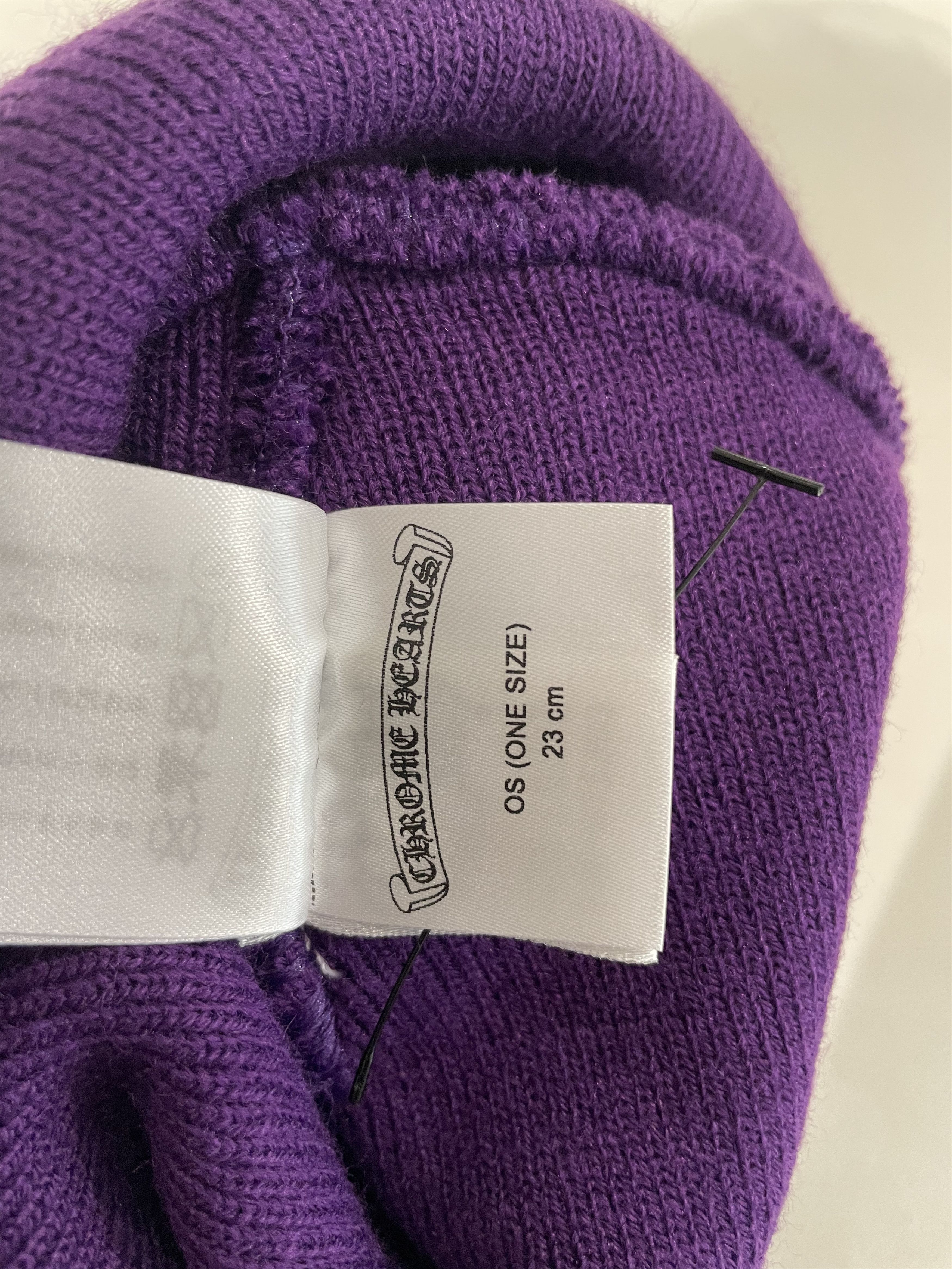 Chrome Hearts Chrome Hearts Embroidered Purple Beanie Size ONE SIZE - 7 Thumbnail