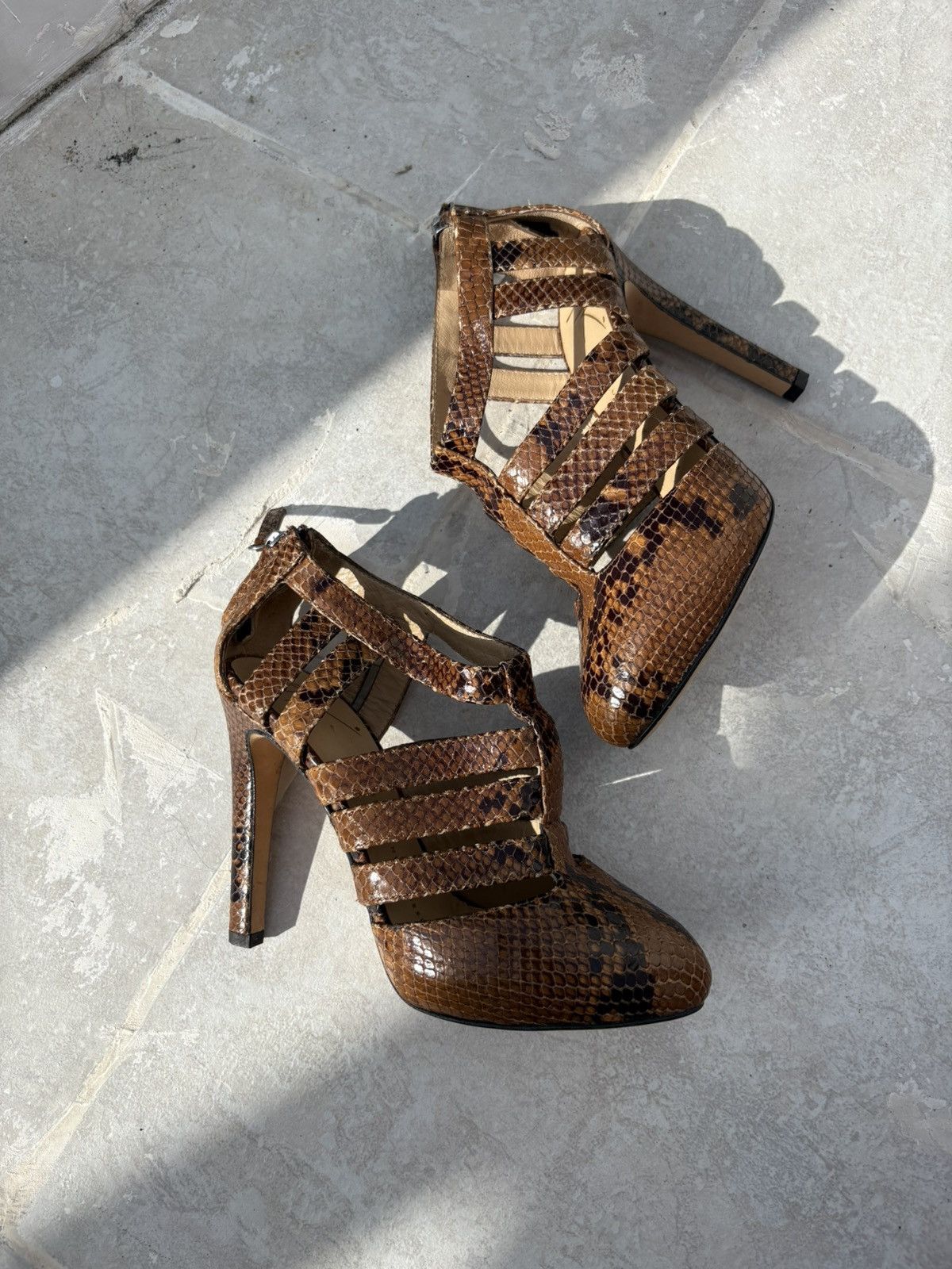 Giuseppe Zanotti Giuseppe zanotti vicini snakeskin heels Size US 6 / IT 36 - 14 Thumbnail