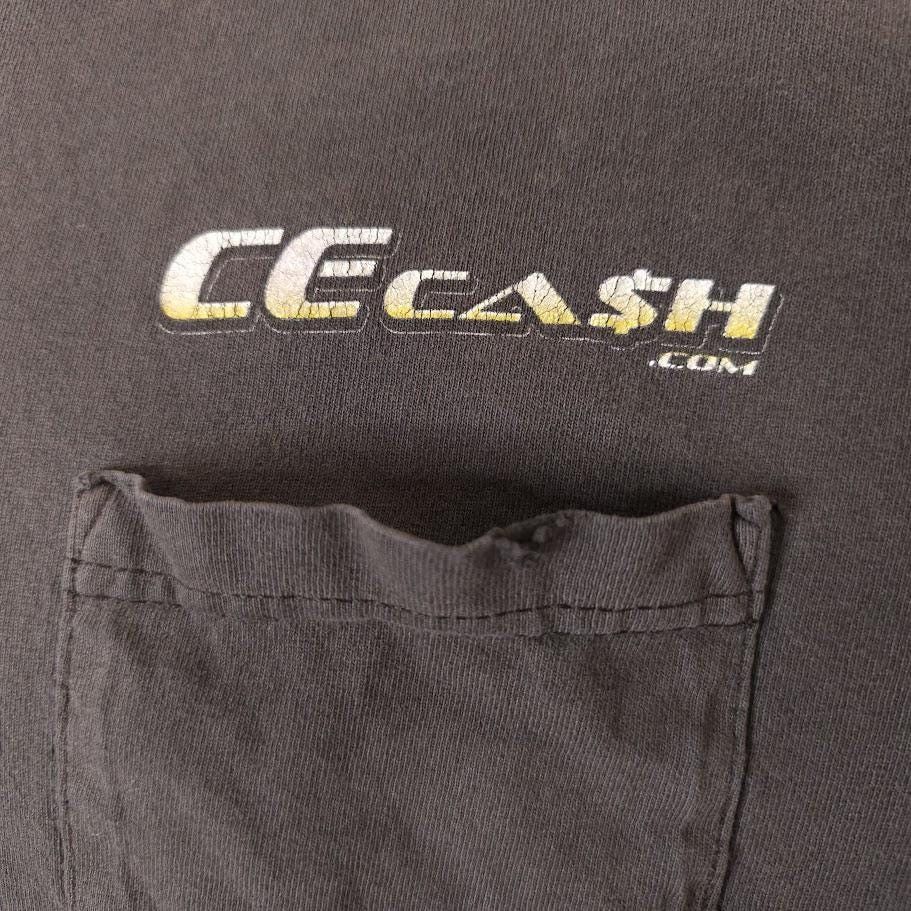 Vintage Vintage CE Cash T Shirt Mens Size XL Black Y2K Webmaster Size US XL / EU 56 / 4 - 3 Thumbnail
