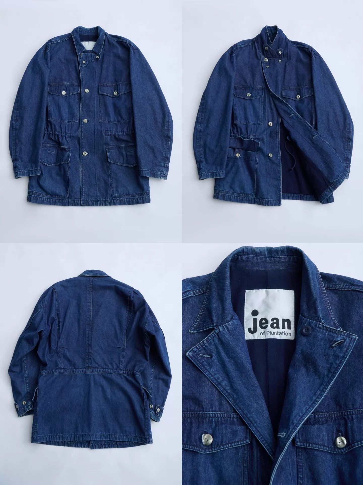 Other Jean of Plantation 80s Rare Denim M65 Silver Button Size US L / EU 52-54 / 3 - 8 Thumbnail