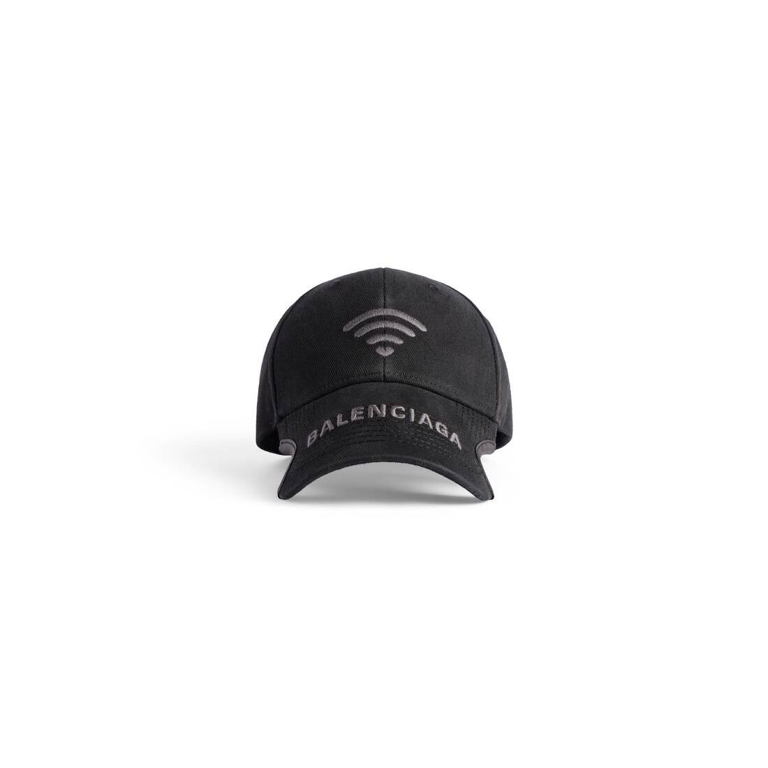 Balenciaga o1mt1gz0125 Size: M / Lo_ve Hat / Cap in Black/Grey Size ONE SIZE - 1 Thumbnail