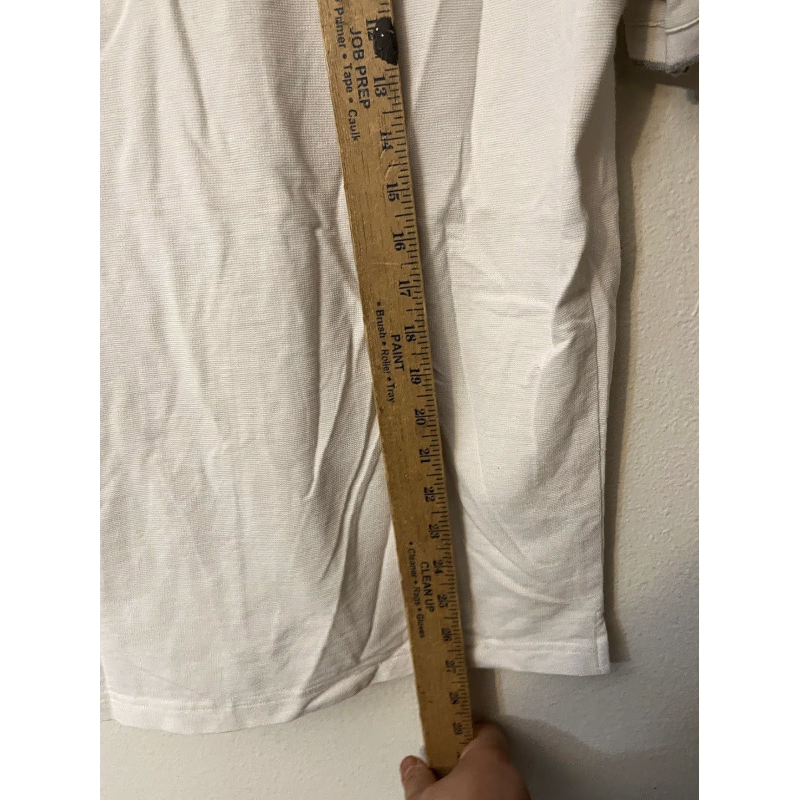 Michael Kors Michael Kors Polo Shirt Mens White Solid Large Shirt Modern Classic Polo Size US L / EU 52-54 / 3 - 4 Thumbnail