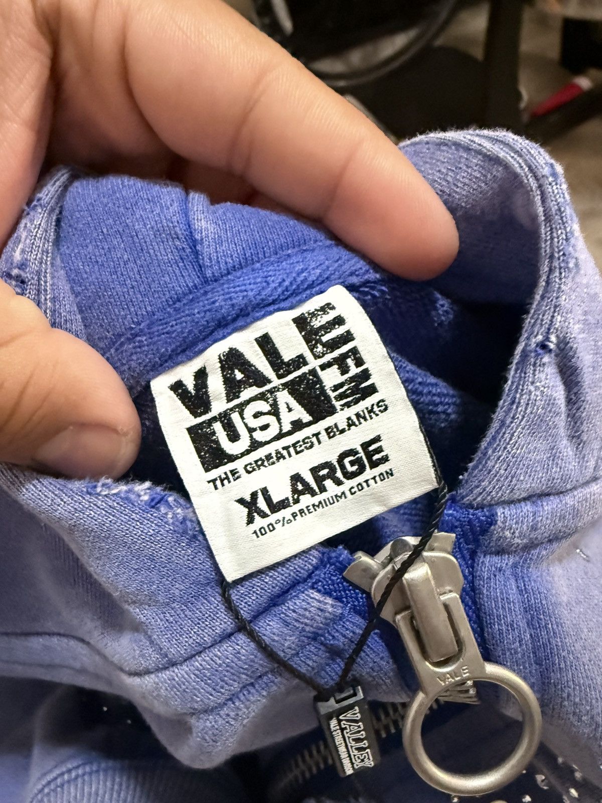 Vale Vale Sea Cluster Zip Up Hoodie Blue Size Medium Size US M / EU 48-50 / 2 - 9 Thumbnail