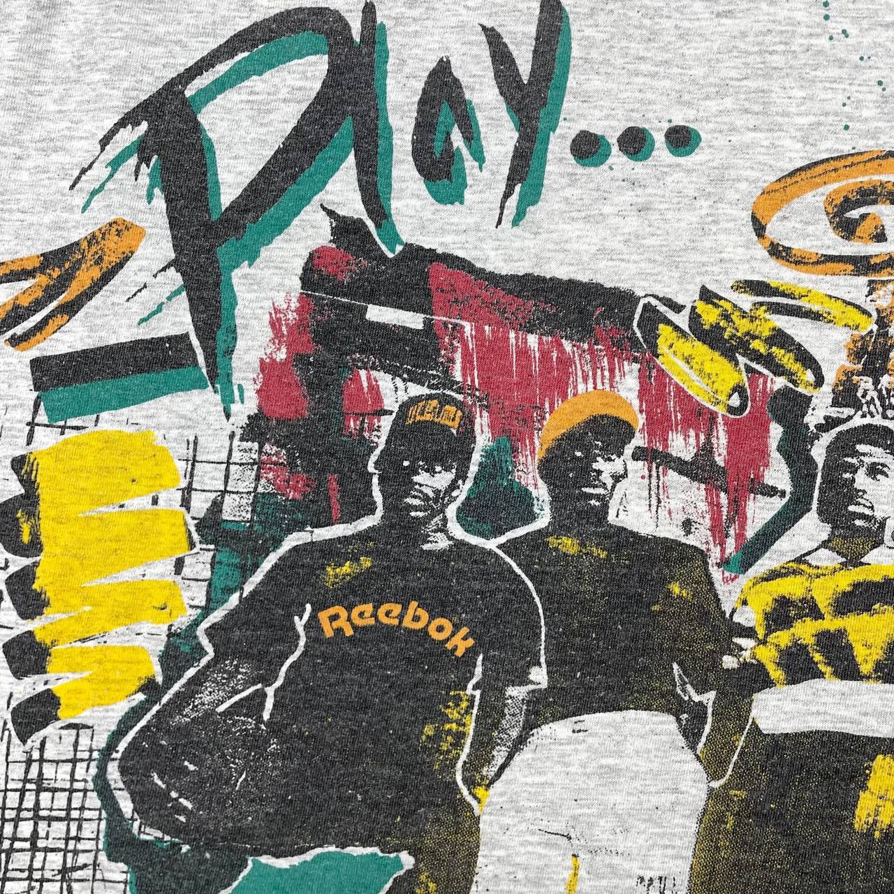 Reebok Vintage 90s Reebok Basketball Play T Shirt Gray Size XXL Size US XXL / EU 58 / 5 - 4 Thumbnail