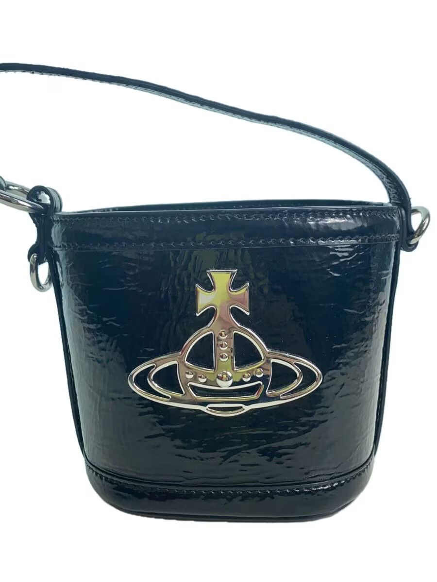 Vivienne Westwood Orb Badge Mini Bag in Black, Women's