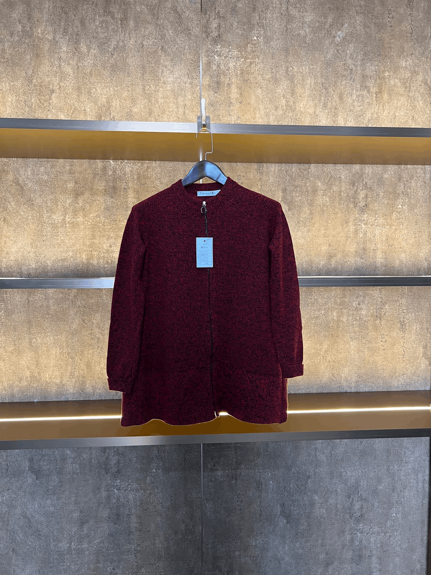 Dior Dior Zip Cashmere Coat Size S / US 4 / IT 40 - 1 Thumbnail