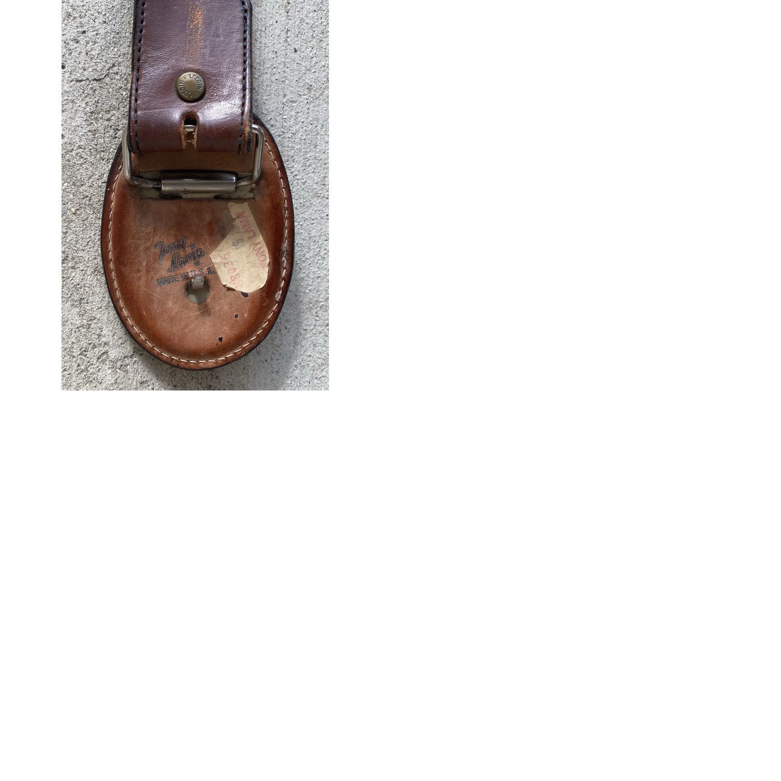 Tony Lama VINTAGE Tony Lama Belt Buckle Leather Belt Tooled Leather Belt Eagle Cowboy Core 38 Brown Unisex Adult Rockabilly 1970s Western Cowboy Theme Size ONE SIZE - 12 Thumbnail