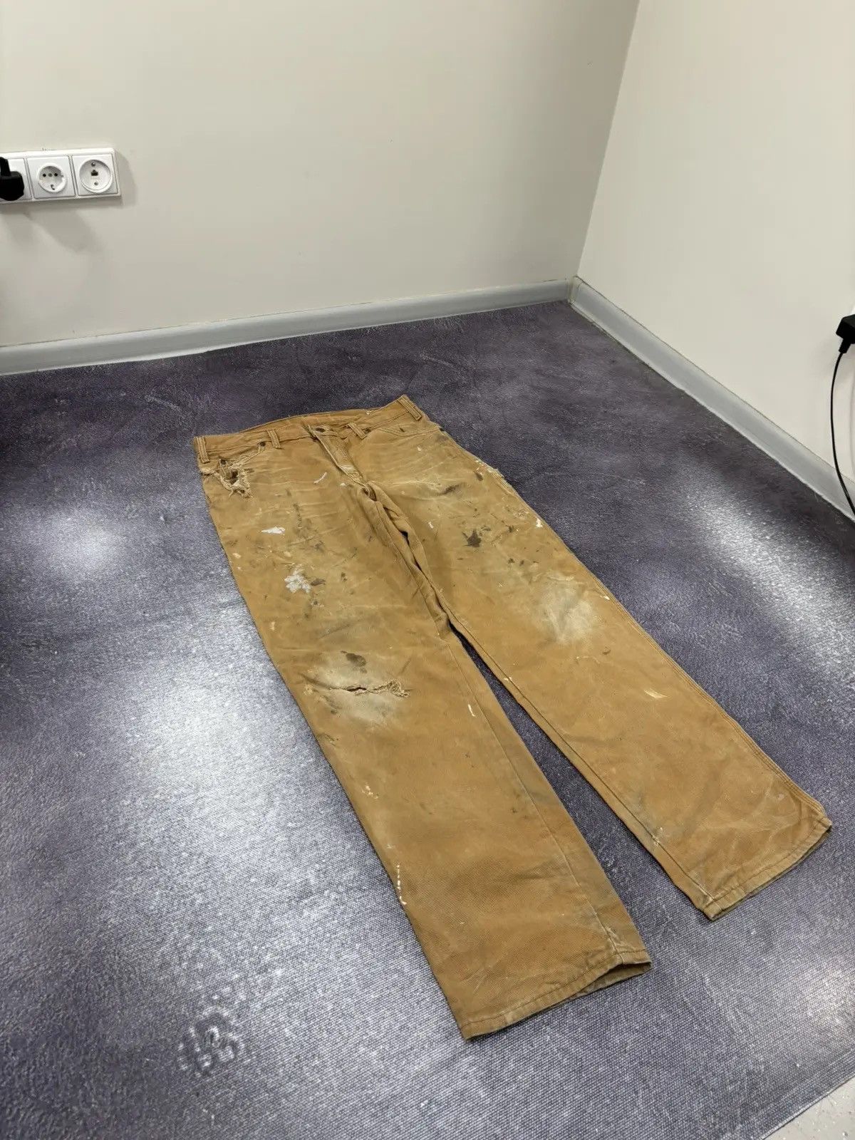 Dickies × Vintage Vintage Dickies American Distressed Work Hype Pants Jeans Size US 33 - 7 Thumbnail