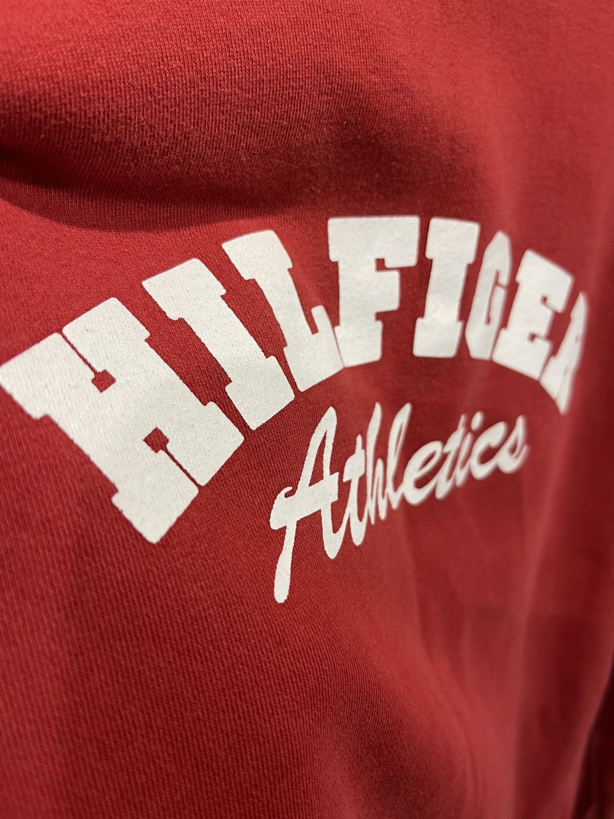 Tommy Hilfiger Tommy Hilfiger Vintage Sweatshirt Mens Red Cotton 85 L Size US L / EU 52-54 / 3 - 4 Thumbnail