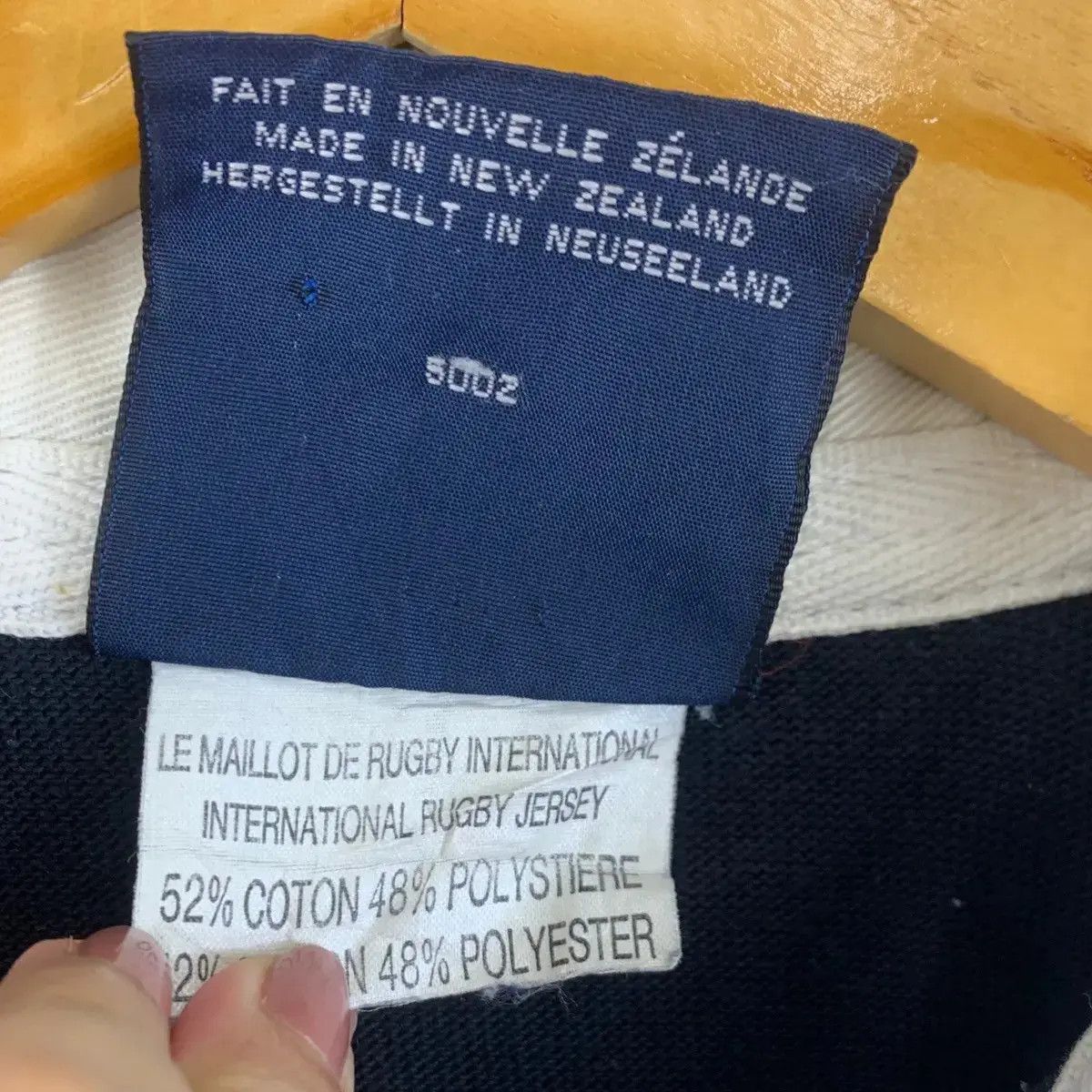 Canterbury of New Zealand Vintage 90’ CANTERBURY ALL BLACKS RUGBY Polo Tee Shirt Size US L / EU 52-54 / 3 - 4 Thumbnail